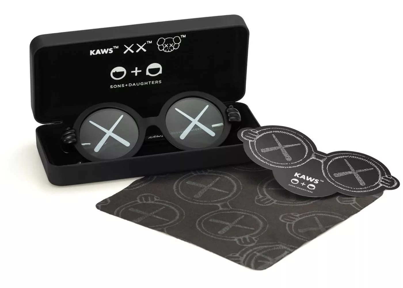 Kaws Glasses KAWS x Sons & Daughters Sunglasses - Complete Box Set Multi