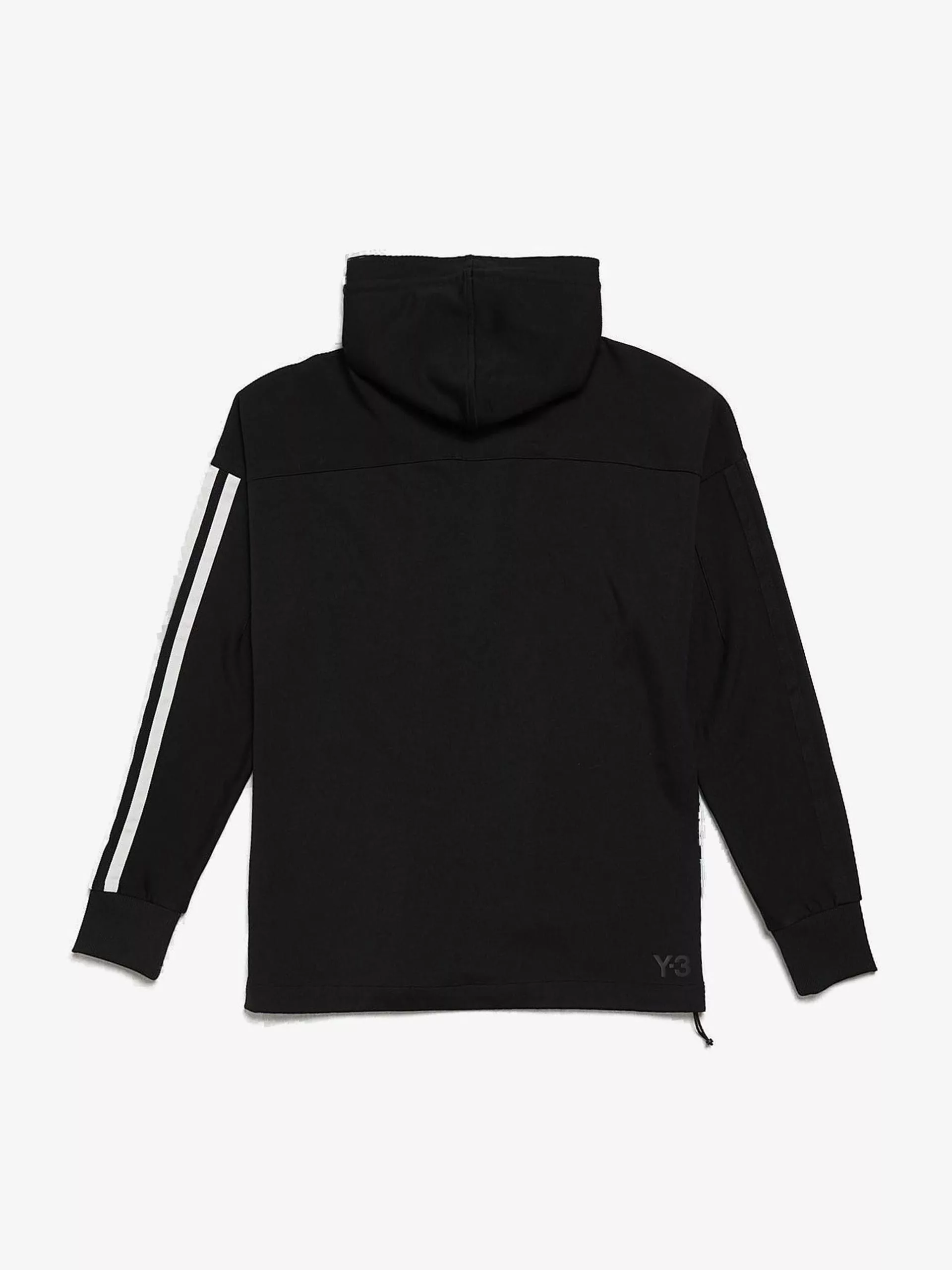 Y-3 Parkas Y-3 Black Nylon Three Stripes Sleeve Jacket