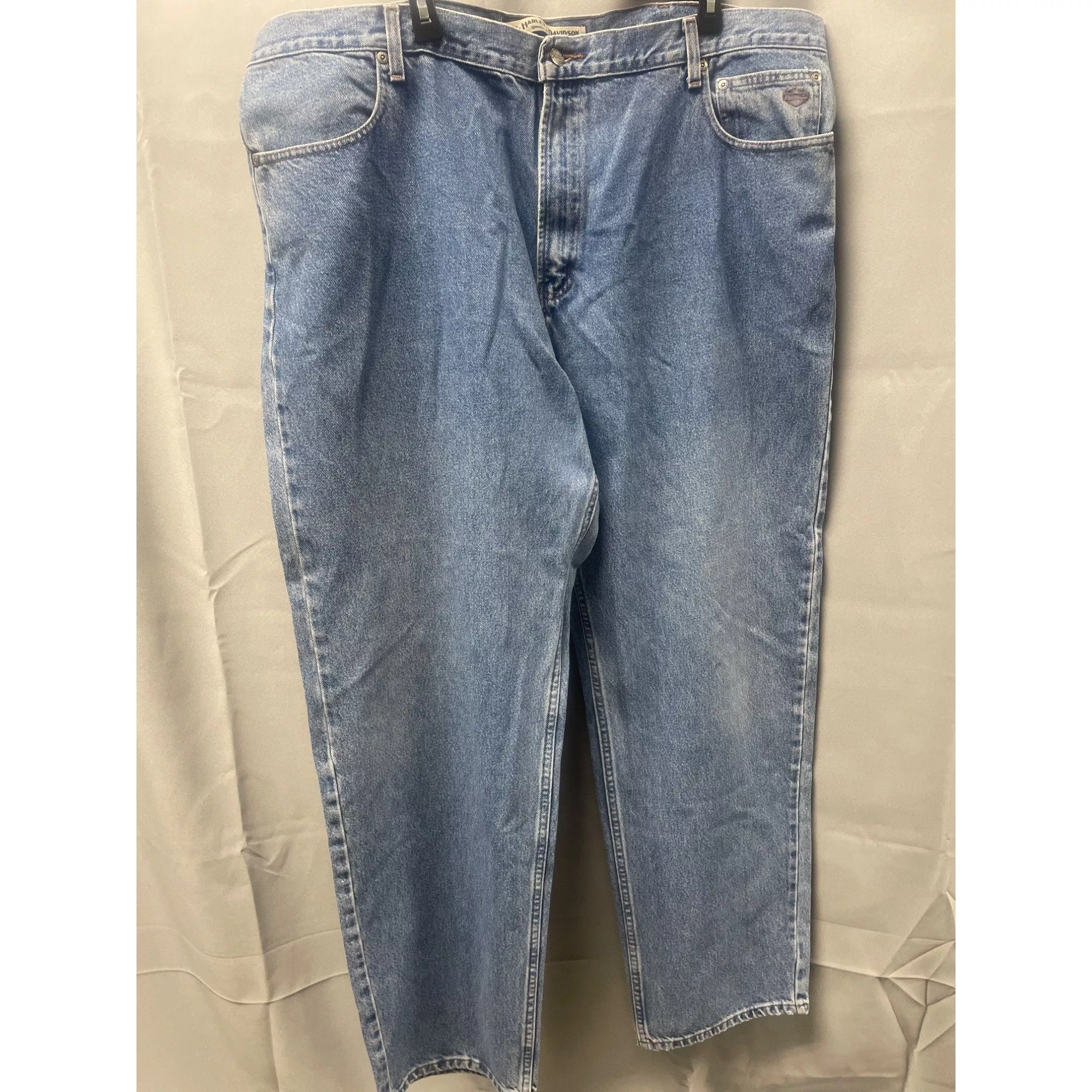 Harley Davidson Denim Harley Davidson Men's Blue Jeans/Pants Straight Size 44x34 S