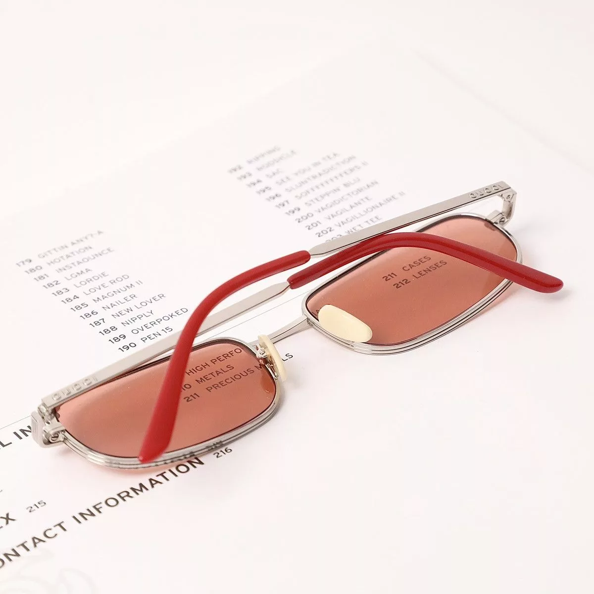 Gucci Sunglasses GUCCI GG1457S SUNGLASSES Silver