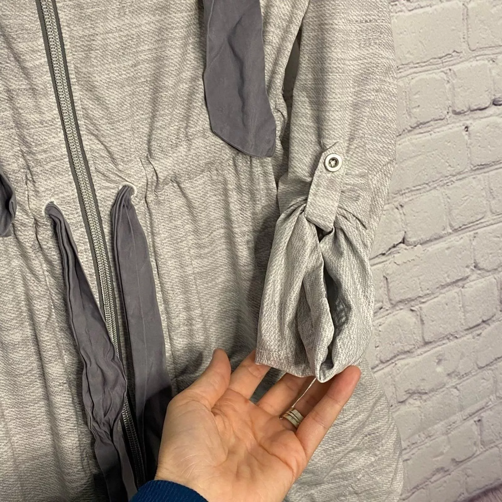 Lululemon Jackets Rare lululemon vitality jacket Gray