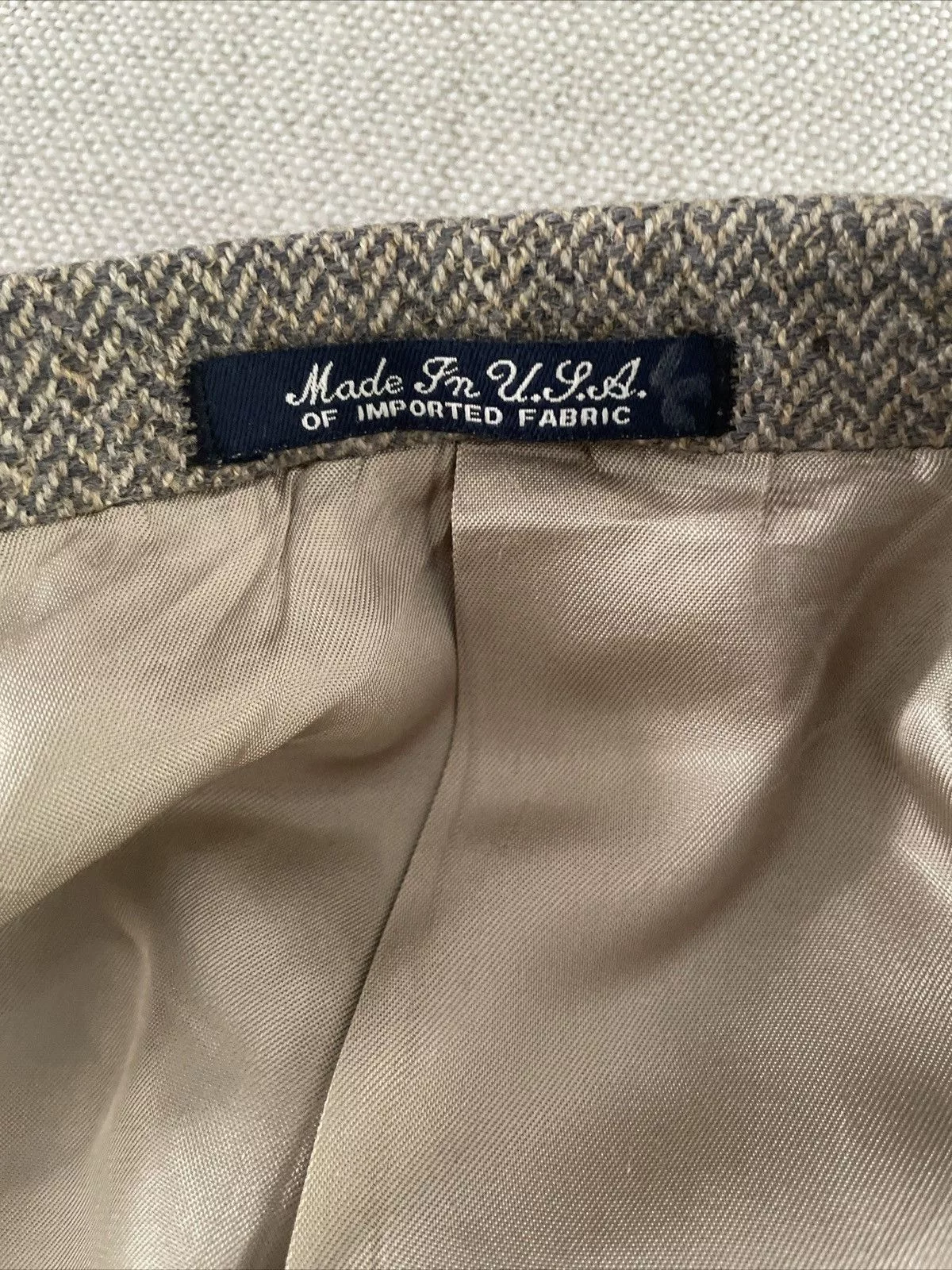 Burberry Blazers Burberry Herringbone Wool Jacket Brown