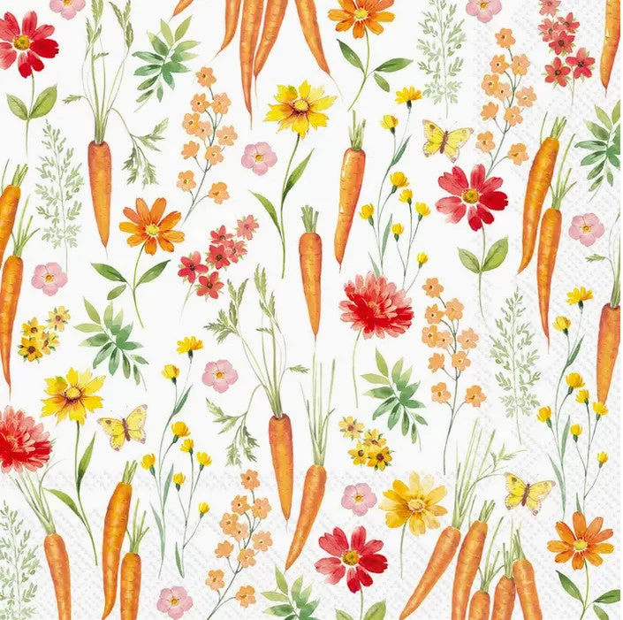 Cocktail Napkins Garden Whimsy 20 ct