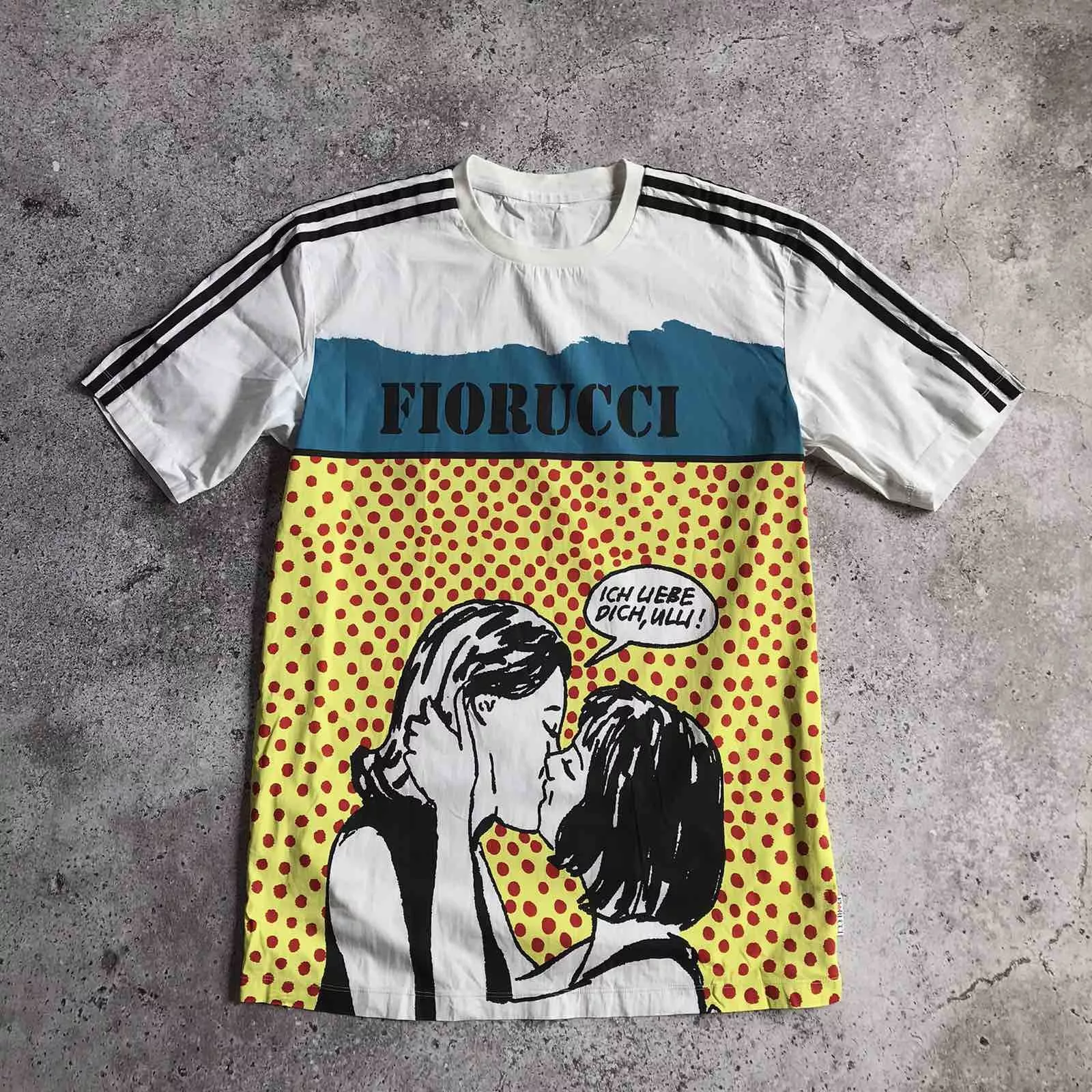 Adidas Long Sleeve T Shirts Adidas × Fiorucci ‘Rare!! Adidas x Fiorucci T-shirt Sz M White Streetwear