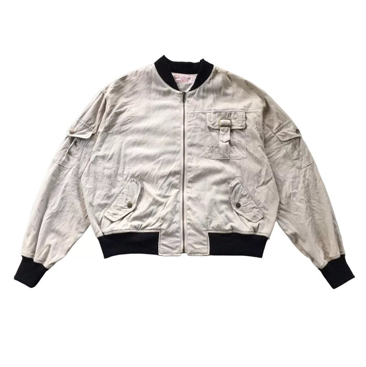 Other Bombers Other 🇯🇵 Betty’s Blue Shinje Abe 🇯🇵 White Vintage