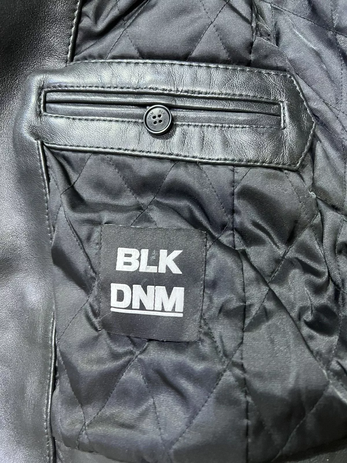 Blk Dnm Leather Jackets BLK DNM LEATHER JACKET 1 BLACK