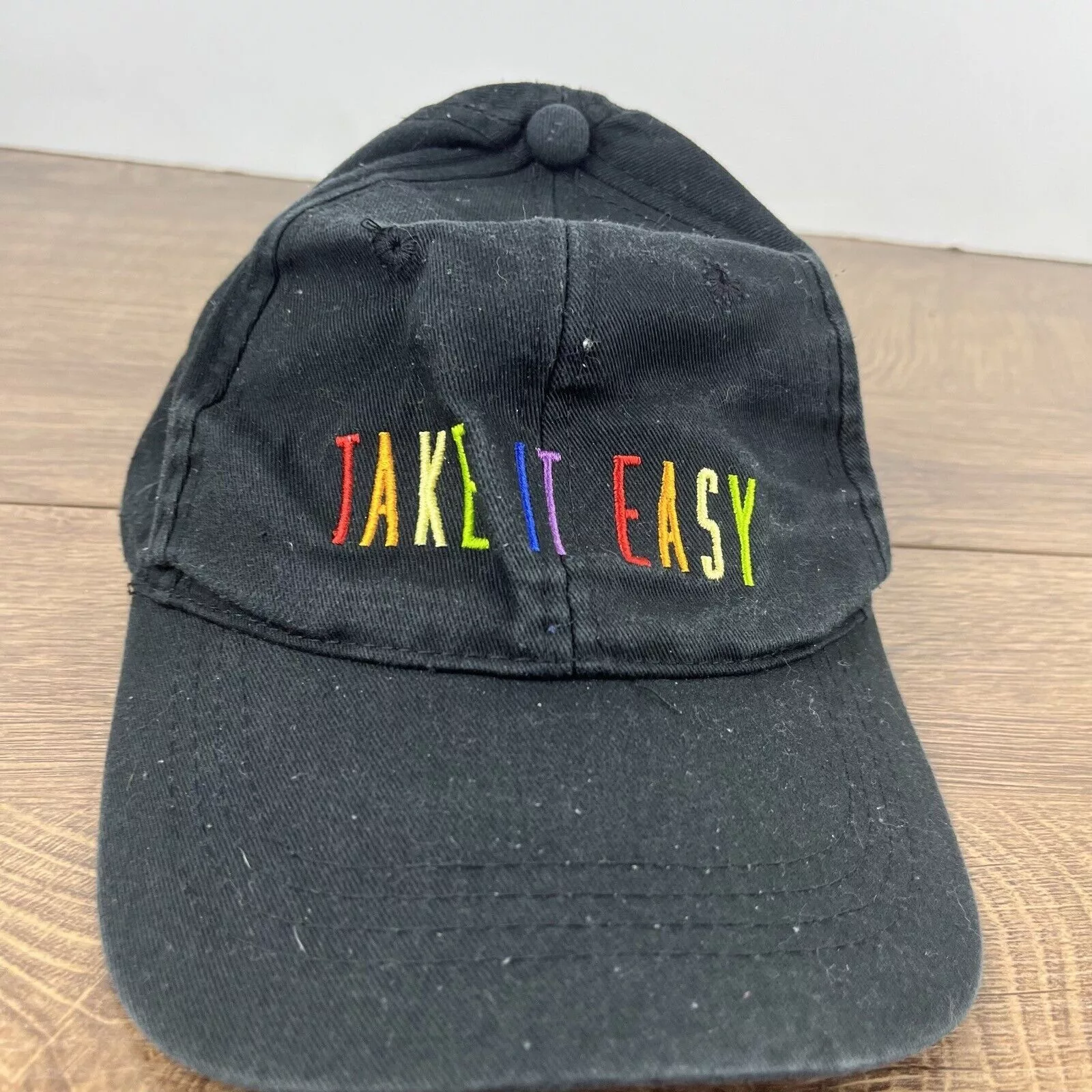 Other Hats Other Take it Easy Hat Take her Easy Black Hat Adjustable Adult Fi
