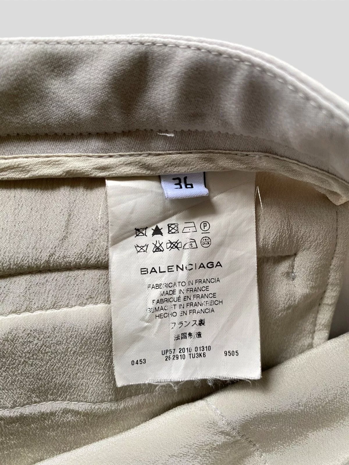2010 Balenciaga Pants Gray