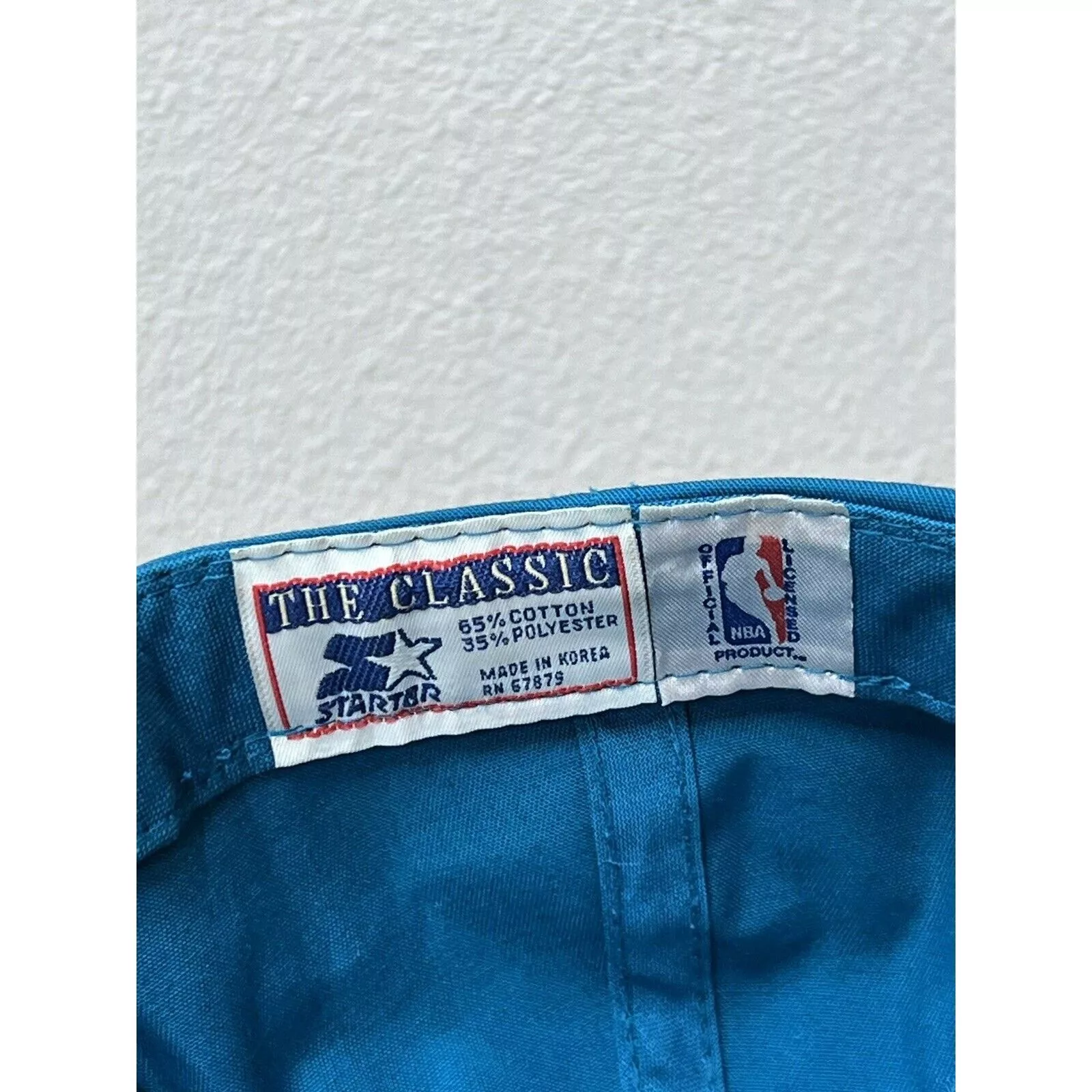 Starter Hats Starter NBA Charlotte Hornets Real Blue The Classic Hat Cap