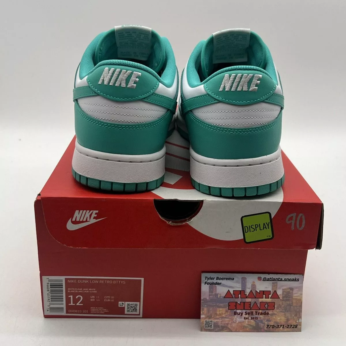 Nike Low Top Sneakers Nike dunk low clear Jade Black