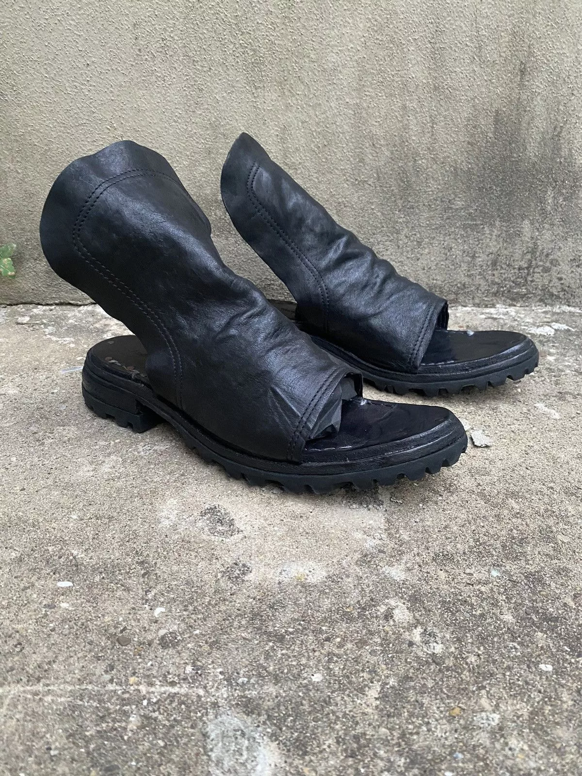 Guidi Sandals Guidi × Rick Owens H41b Black