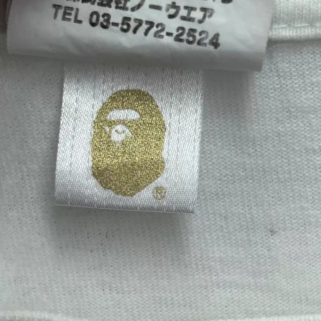 Bape Short Sleeve T Shirts BAPE LIMITED TEE White