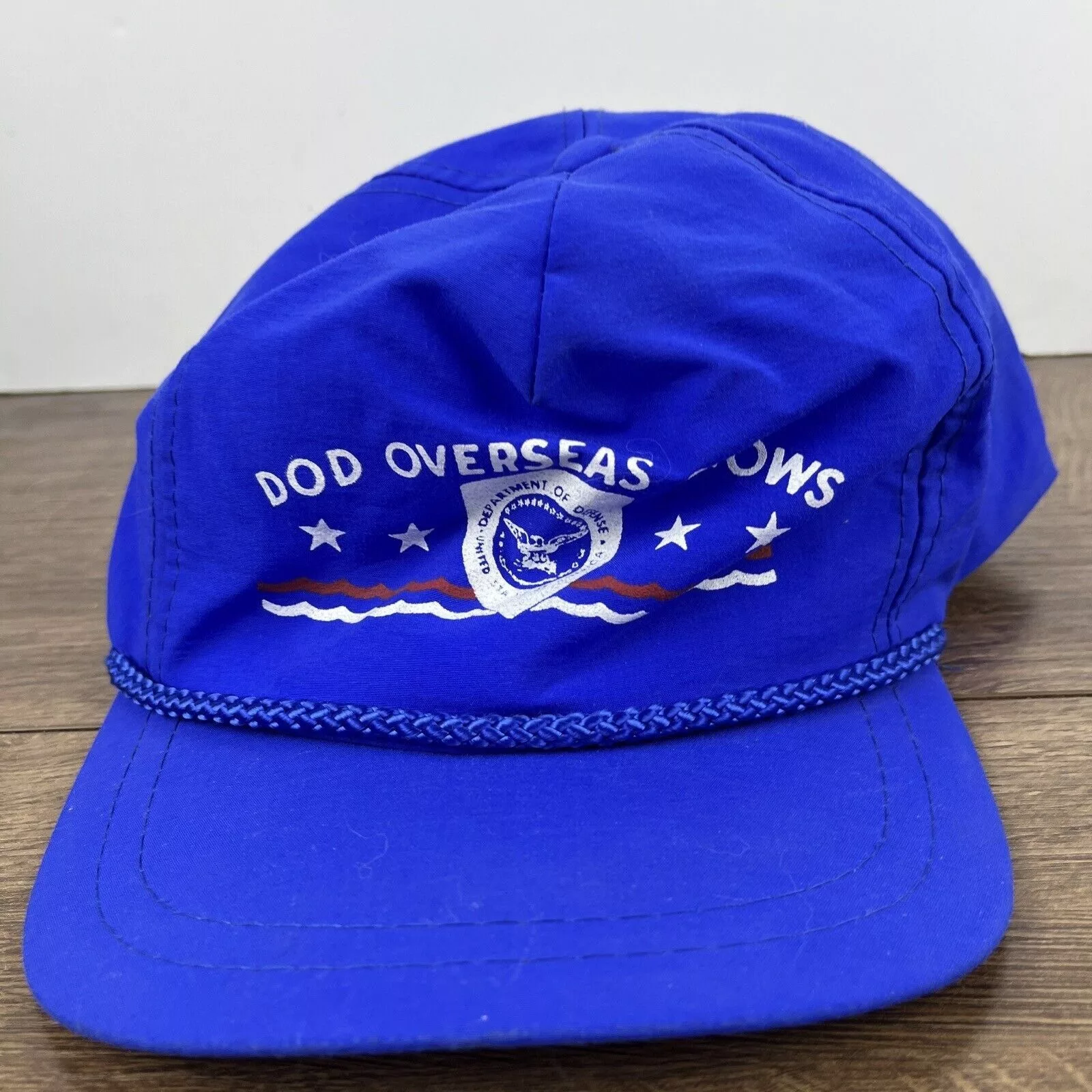 Other Hats Other DOD Overseas Shows Hat DOD Blue Hat Snapback Adjustable Adul