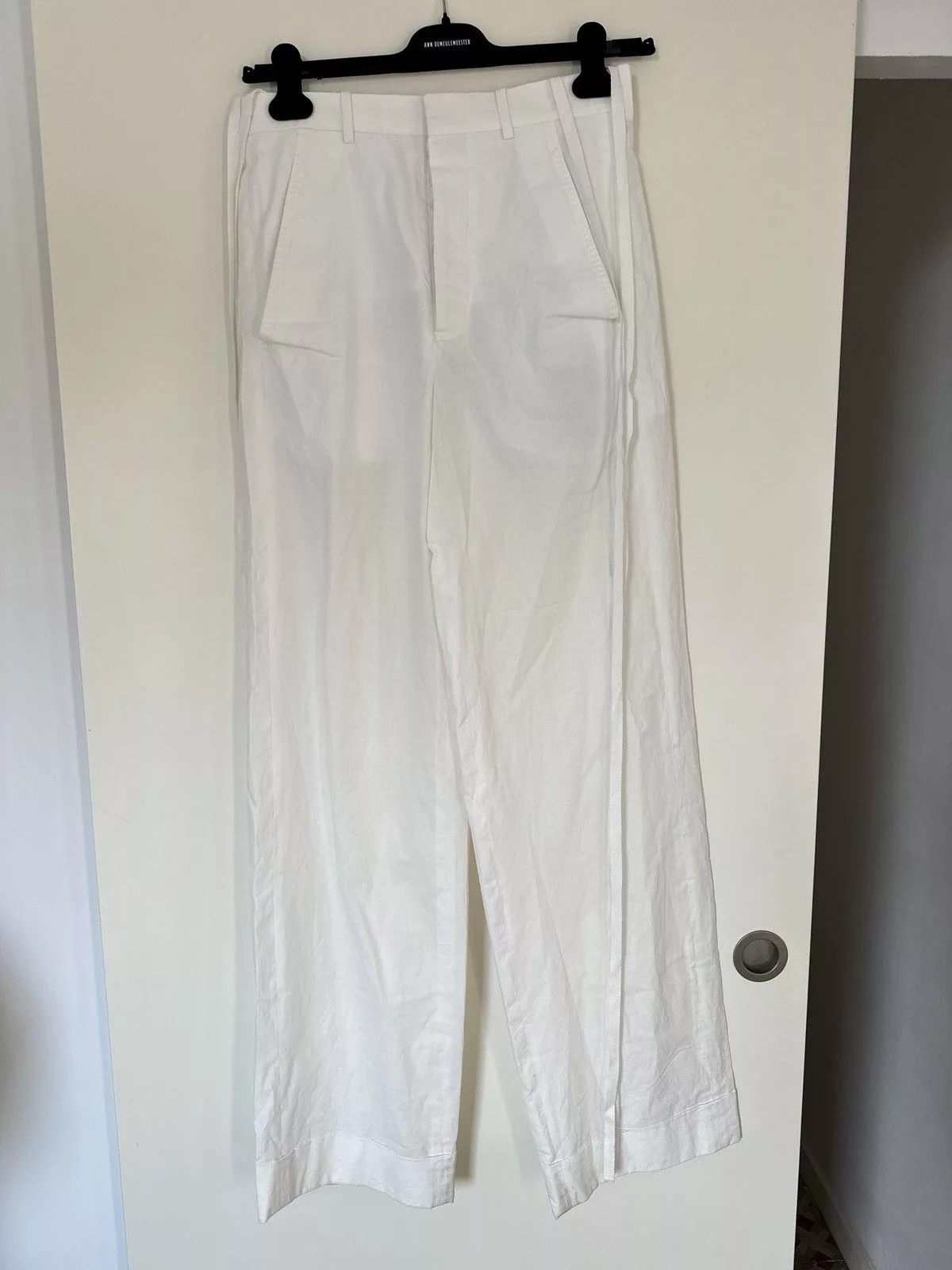 Ann Demeulemeester Casual Pants Ann Demeulemeester Leon Pants White