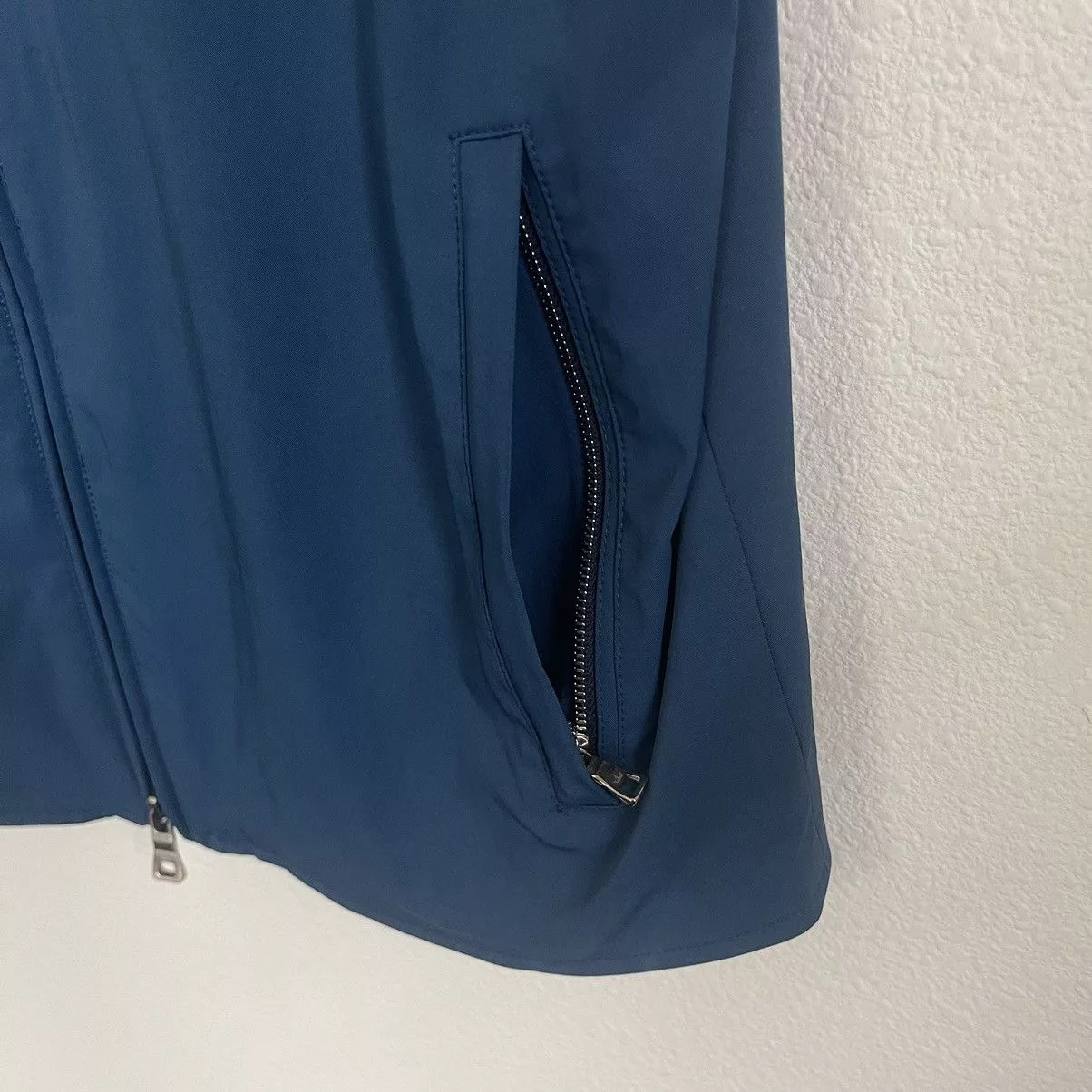 Peter Millar Vests Peter Millar × The Masters Masters Peter Millar Front Zip Performance Golf Vest Blue