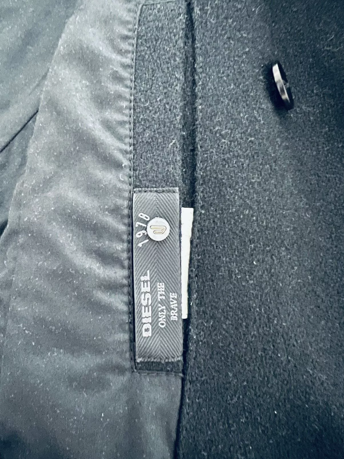 Diesel Heavy Coats Diesel black peacoat