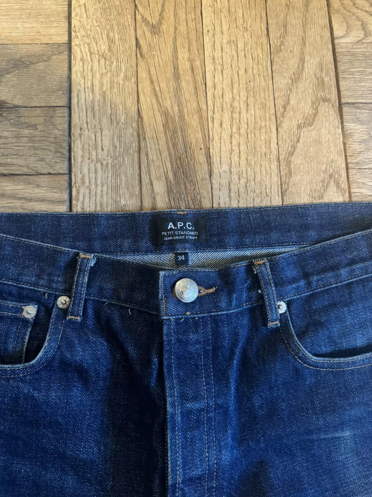 A.P.C. Denim A.P.C. A.P.C Petit Standard Raw Denim Never Washed Blue