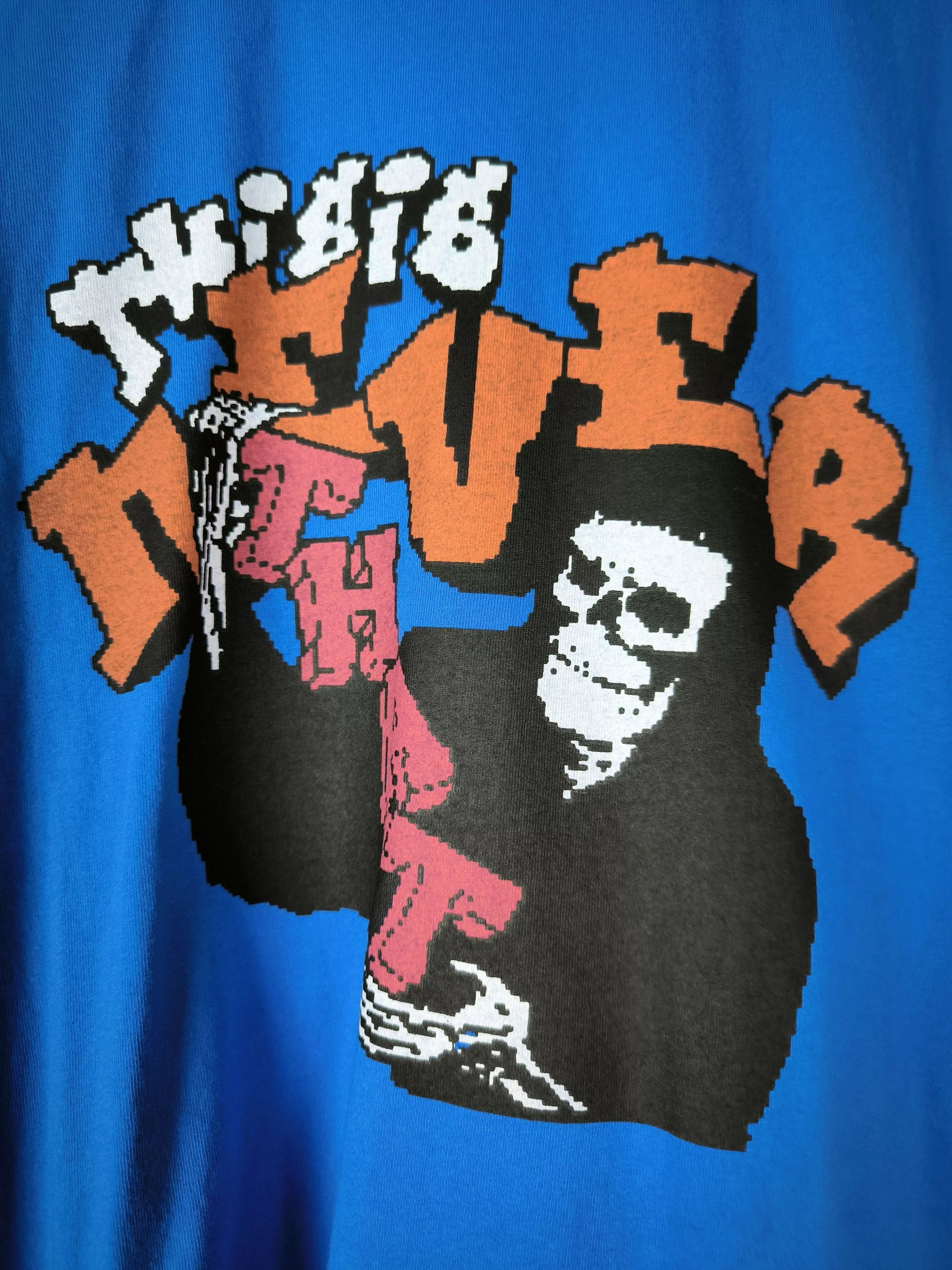 thisisneverthat Short Sleeve T Shirts thisisneverthat Skeleton Blue Tee Streetwear