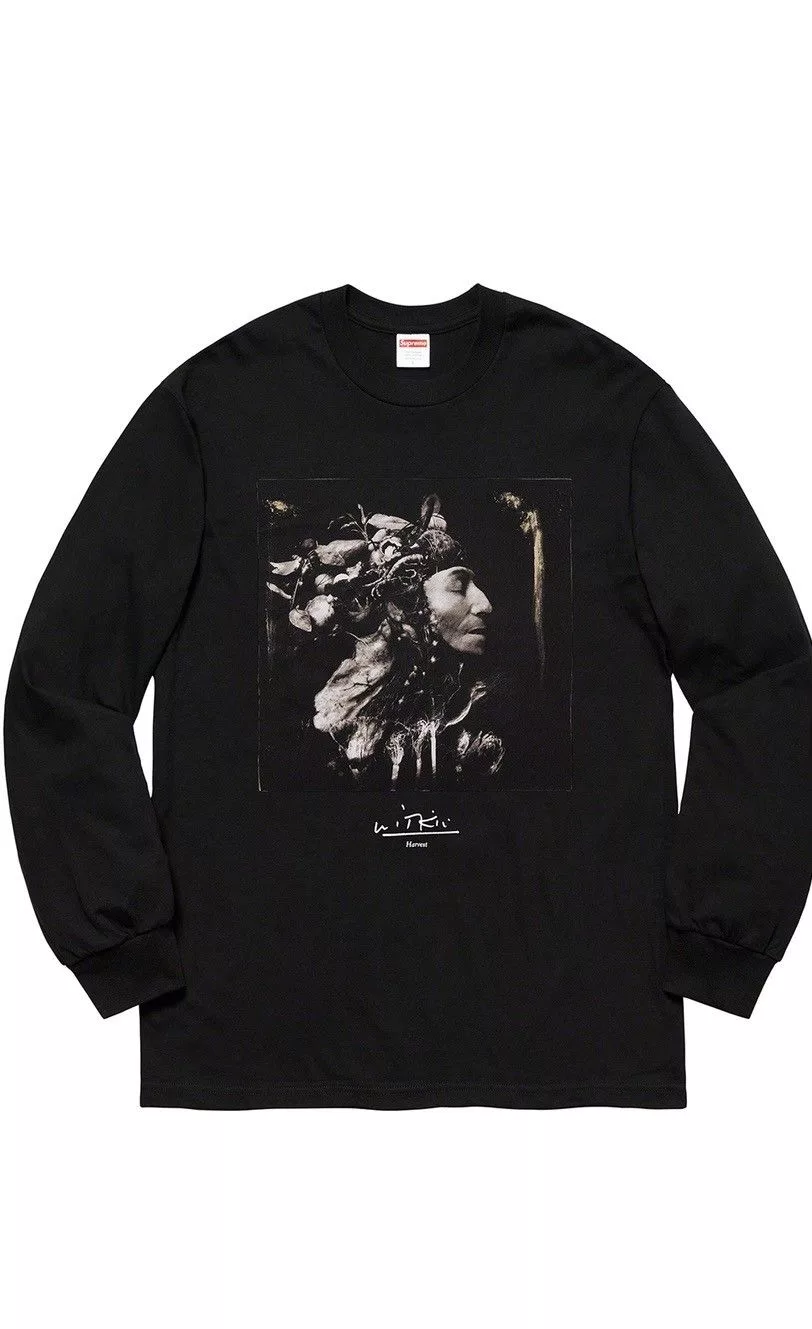 Supreme Long Sleeve T Shirts Supreme F/w 20’ Harvest L/S Tee Black