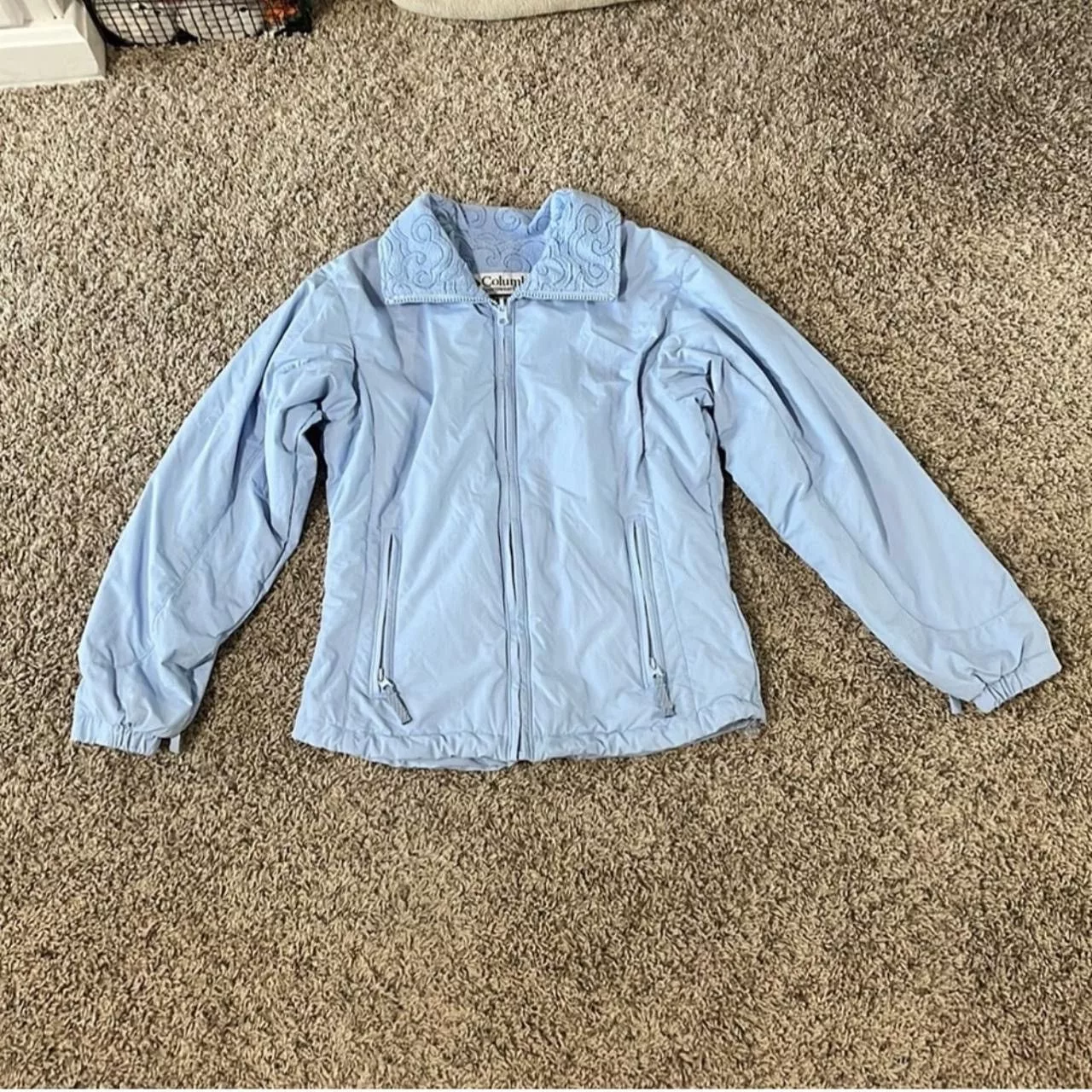 Columbia Coats Columbia × Vintage Vintage Fleece Lined Columbia Jacket Blue