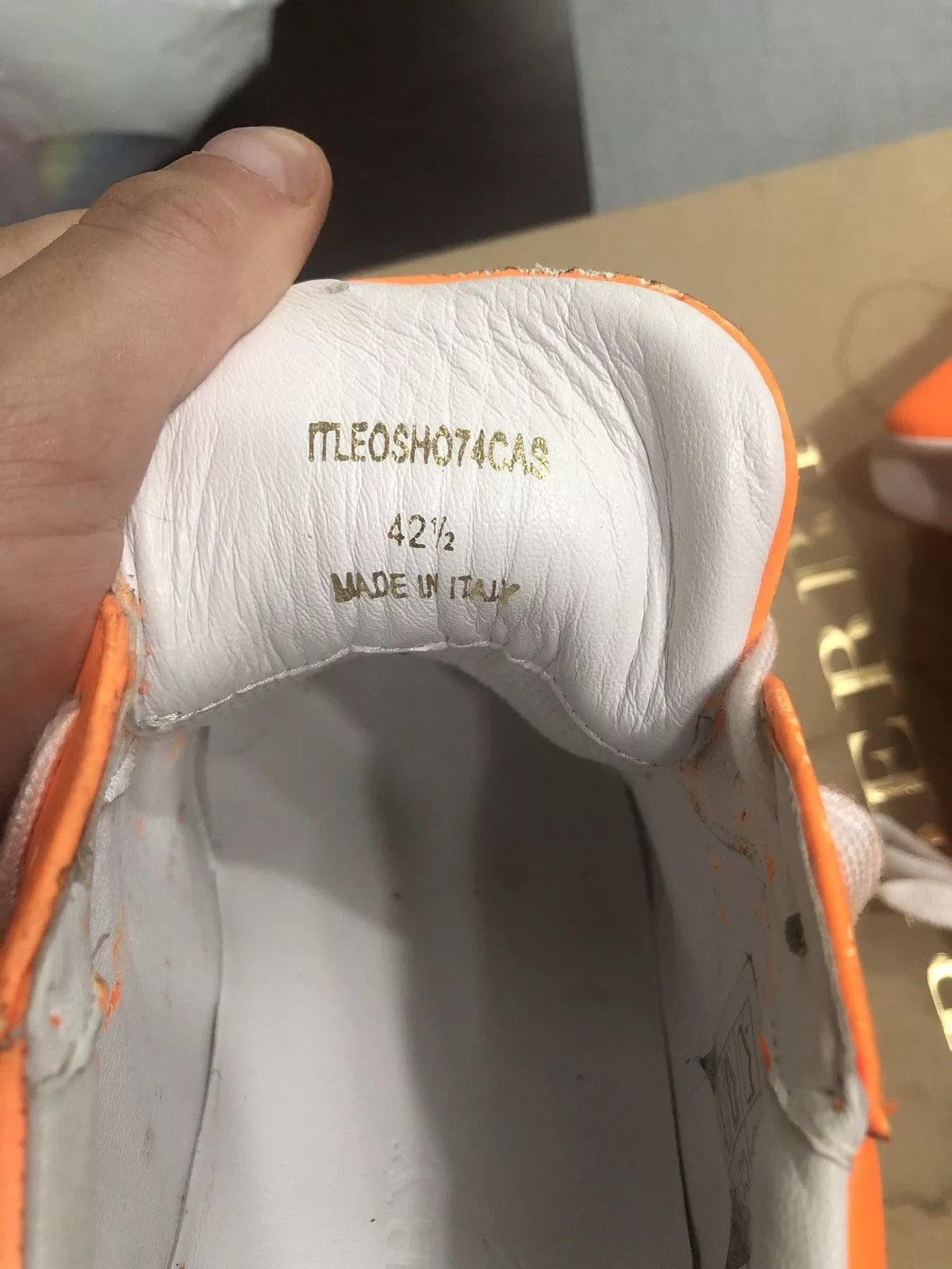 Burberry Low Top Sneakers Burberry low’s Orange