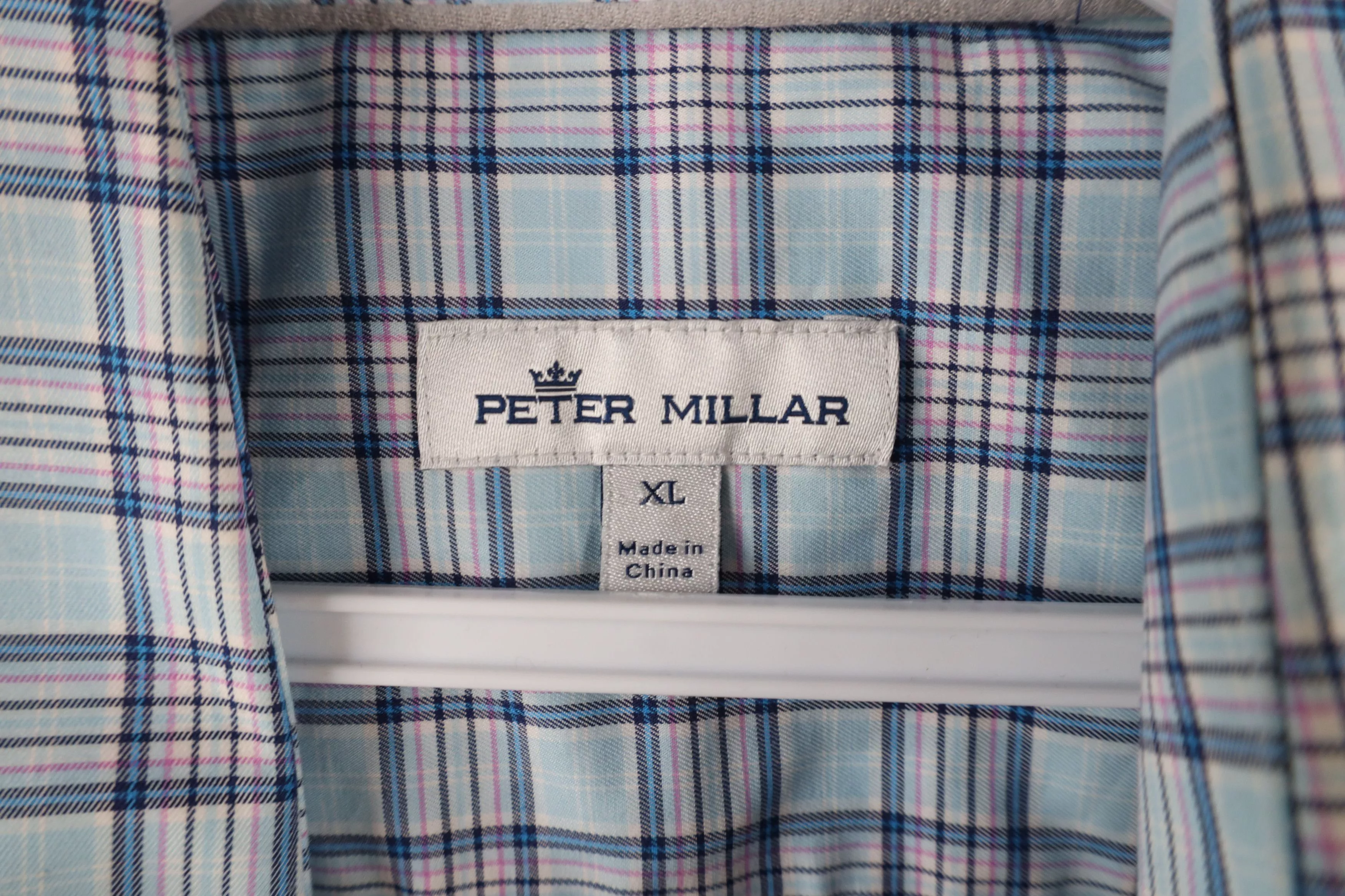 Peter Millar Shirts Button Ups Peter Millar × Vintage Peter Millar Collared Long Sleeve Button Shirt Blue Plaid Multi