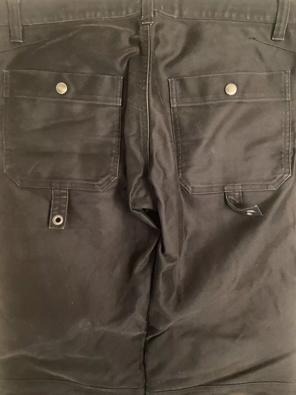 14th Addiction Denim 14th Addiction × Comme Ca Ism × If Six Was Nine Comme Ca Ism Knee Zip Pants Black
