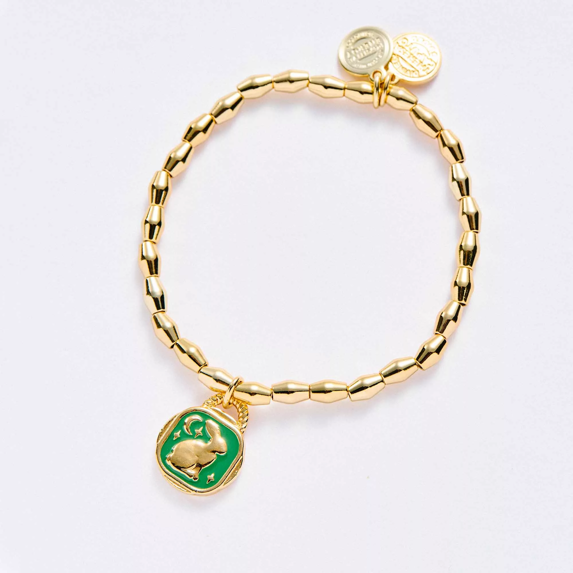 Bunny Stretch Beaded Bracelet