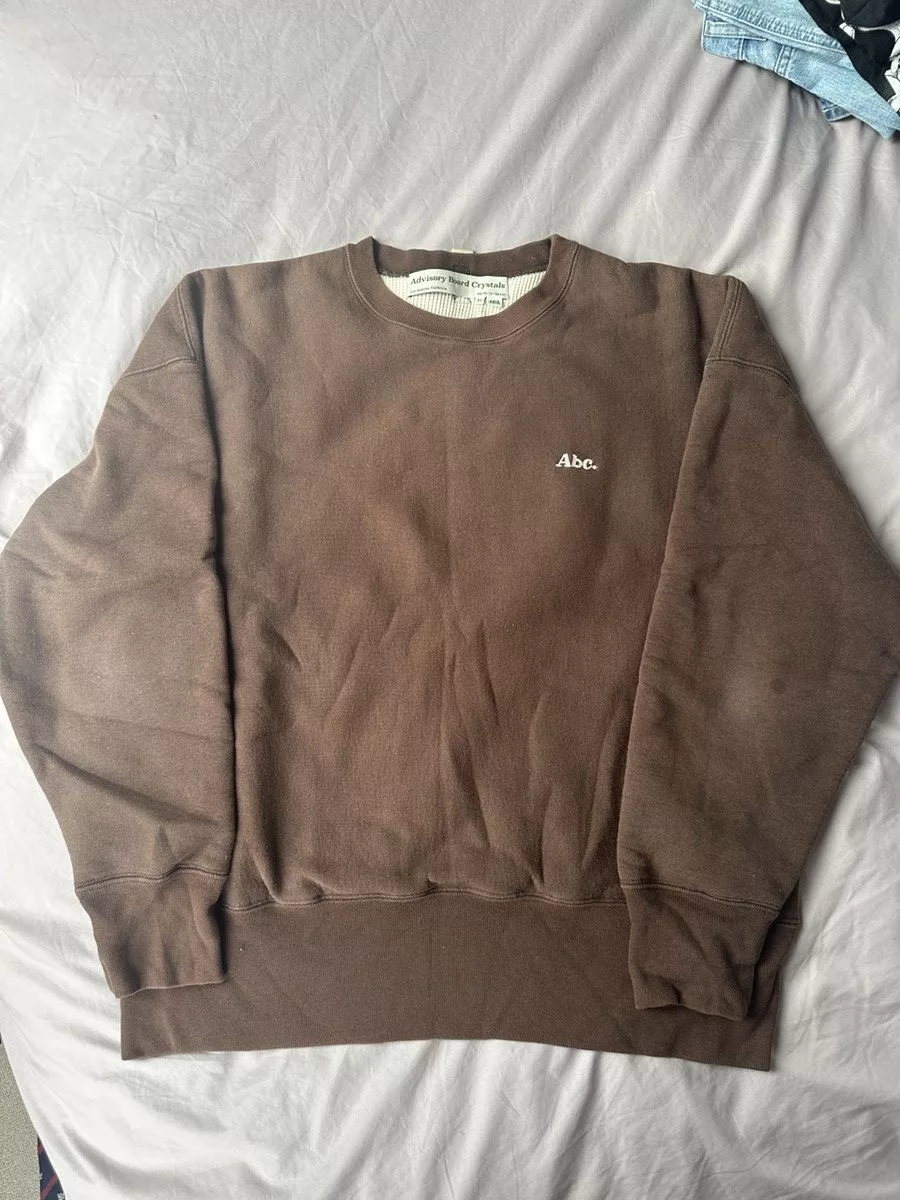 Advisory Board Crystals Sweatshirts Hoodies Advisory Board Crystals Abc 123 Double weight Sweatshirt Brown