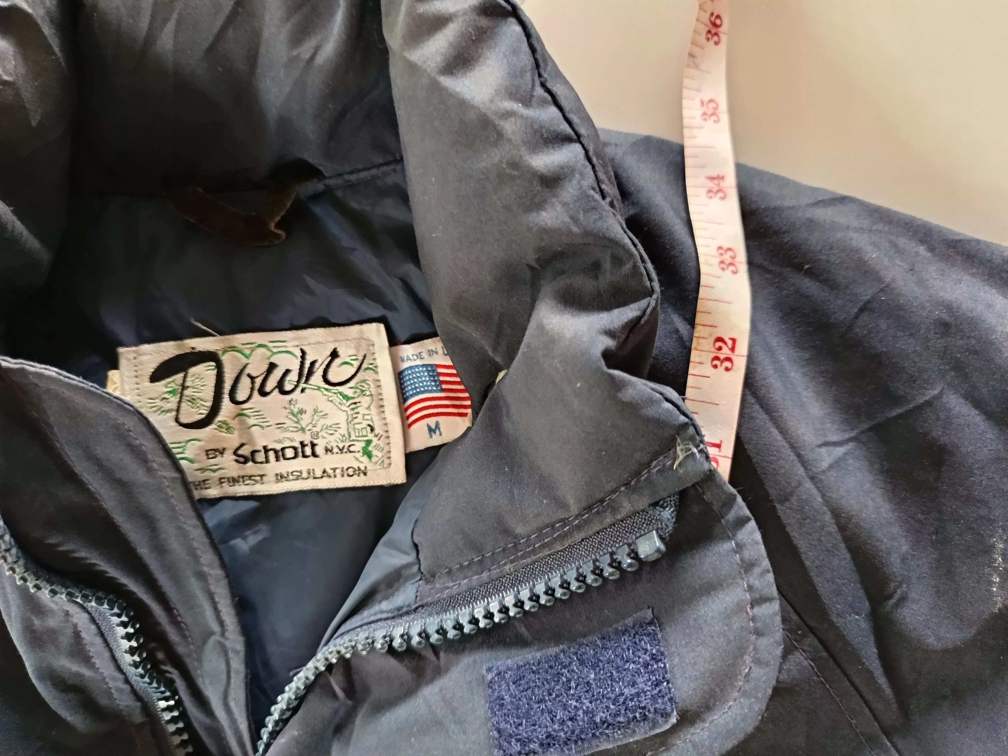 Schott Bombers Schott × Vintage Vintage down jacket Black