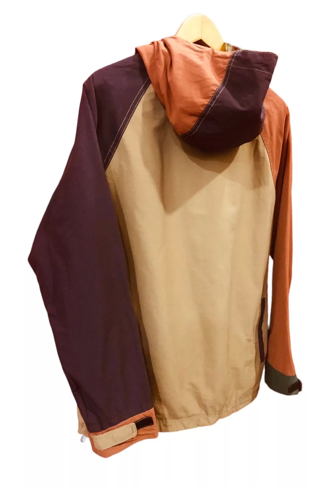 GRN Heavy Coats GRN Reversible Color Block Hoodie Jacket Multi