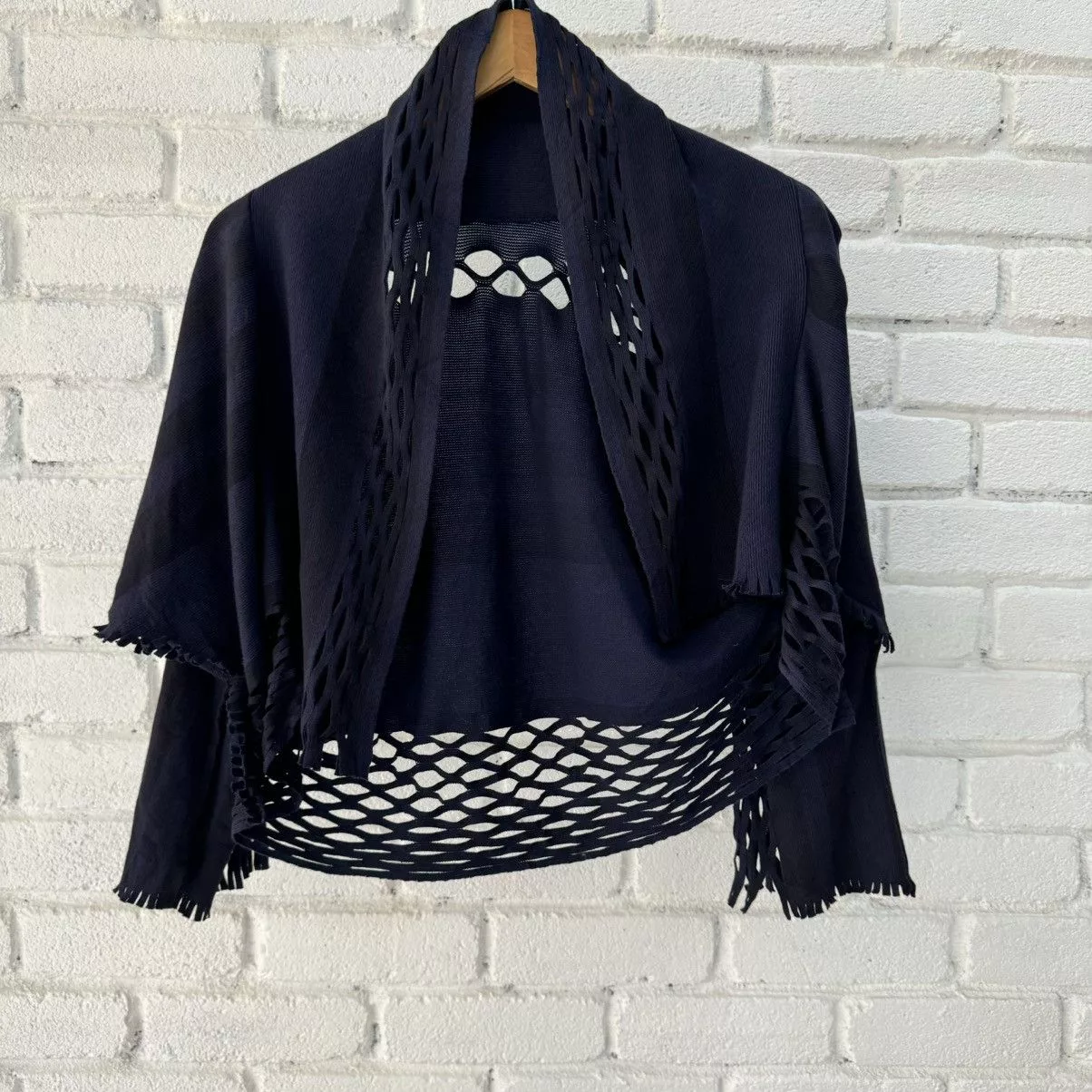 Issey Miyake Vests Issey Miyake A Piece Of Clothing Sample Cardigan Blue