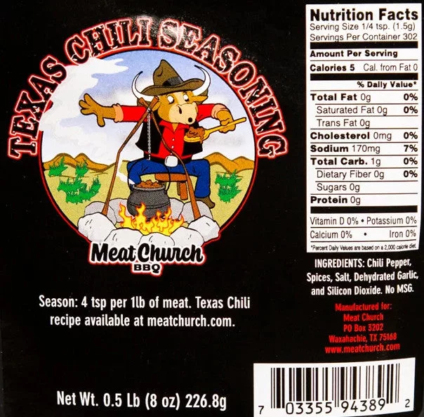 Texas Chili Seasoning