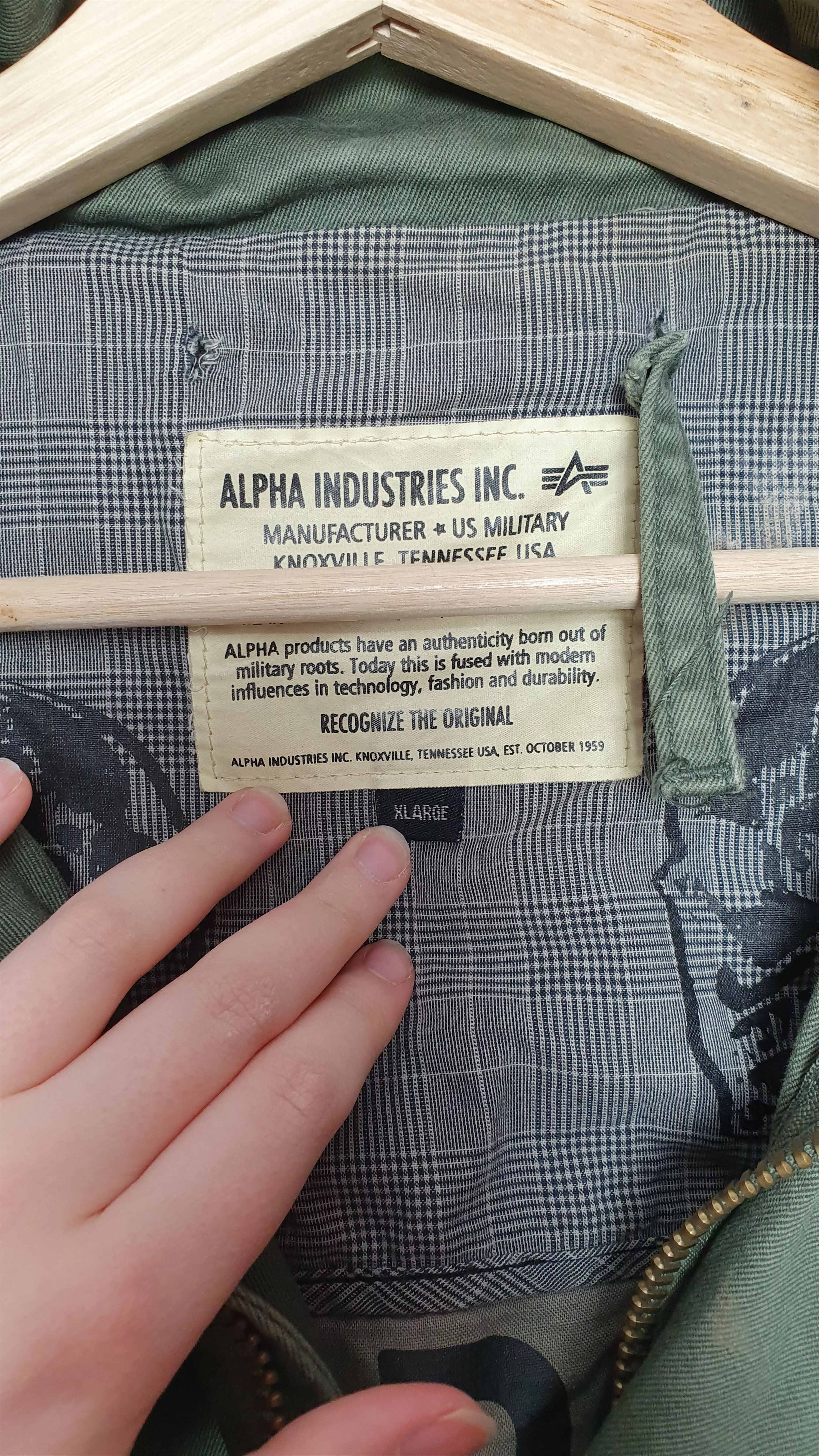 Alpha Industries Light Jackets Alpha Industries Jacket Brown