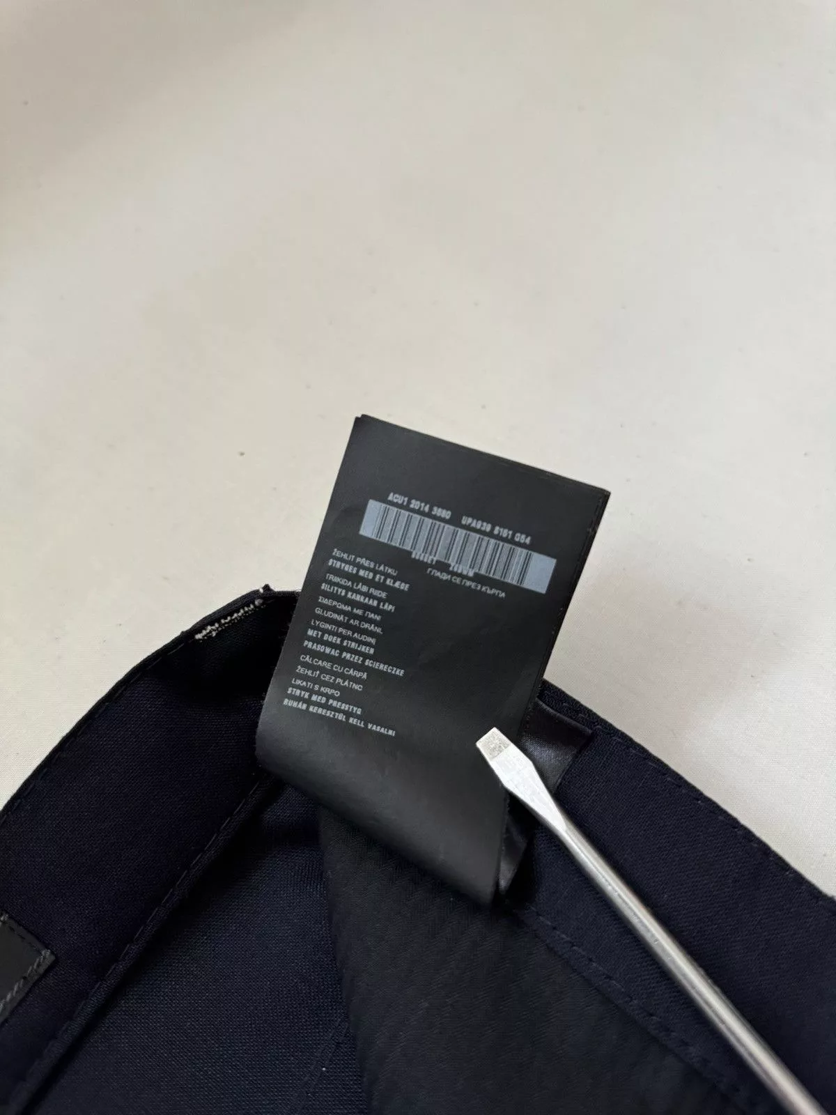 Prada Casual Pants Prada SS15 Contrast Stitch Trousers Blue
