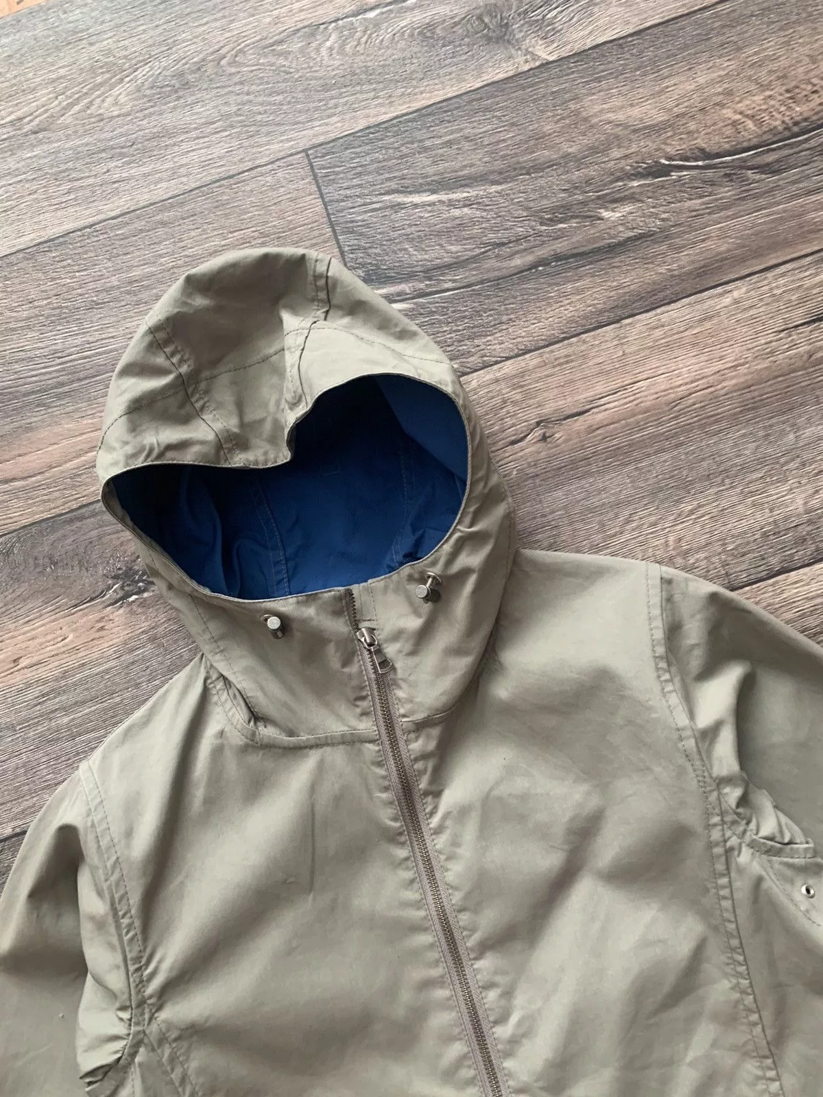 Jil Sander Light Jackets Jil Sander × Uniqlo Jil Sanser & Uniqlo +J Beige Men’s Cotton Hooded Jacket