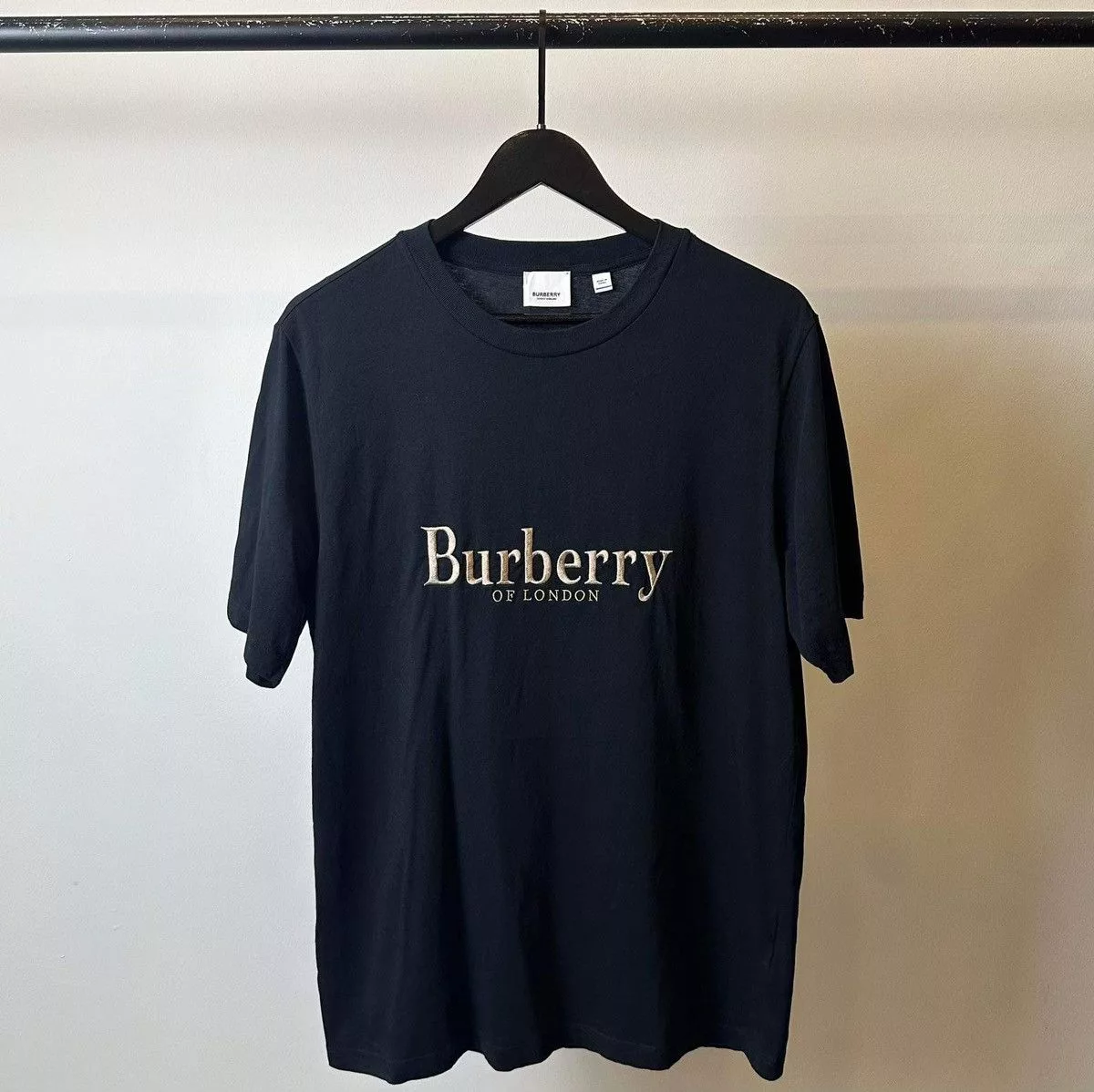 Burberry Short Sleeve T Shirts BURBERRY LOGO T SHIRT Black Luxury