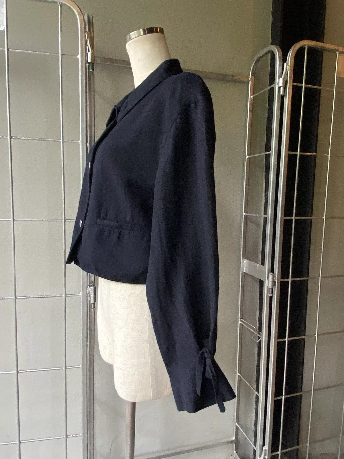 Claude Montana Jackets Claude Montana black crop jacket