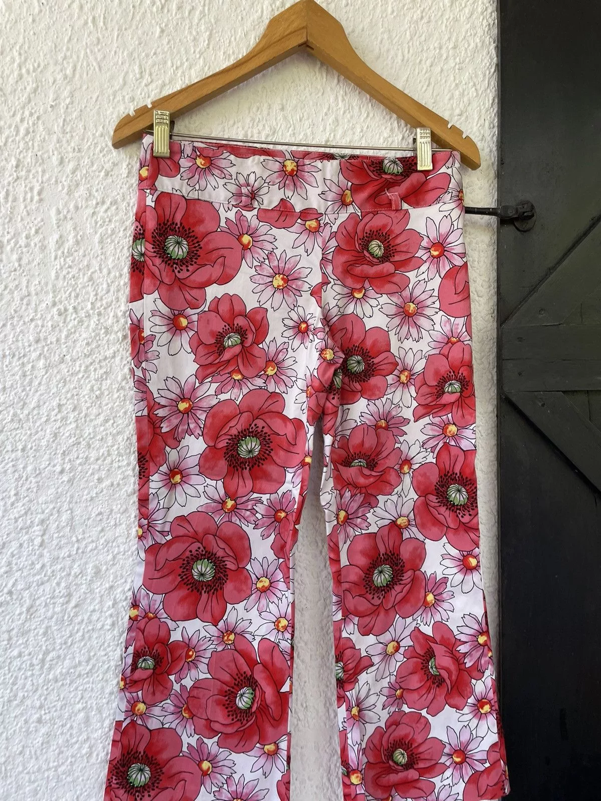 Vintage Pants Vintage Y2k capri Red