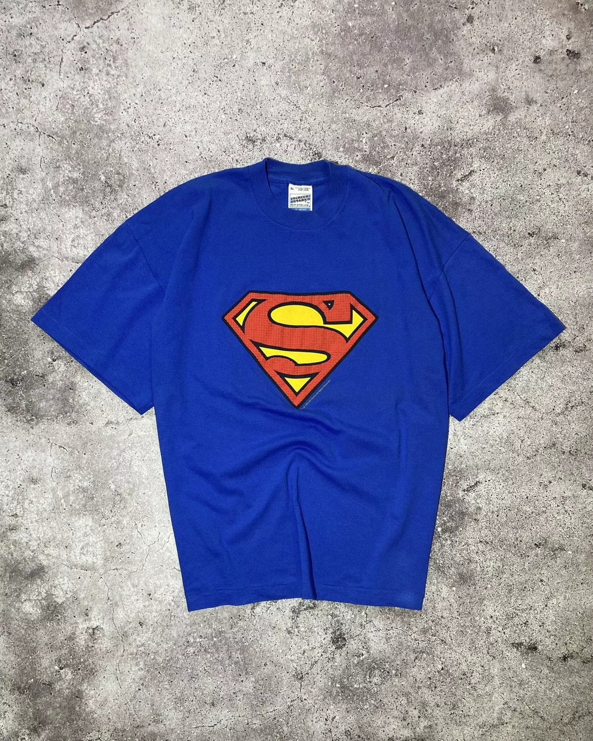 DC Comics Short Sleeve T Shirts DC Comics × Vintage 💥Superman Vintage 1994 DC Comics rare t-shirt‼️ Blue