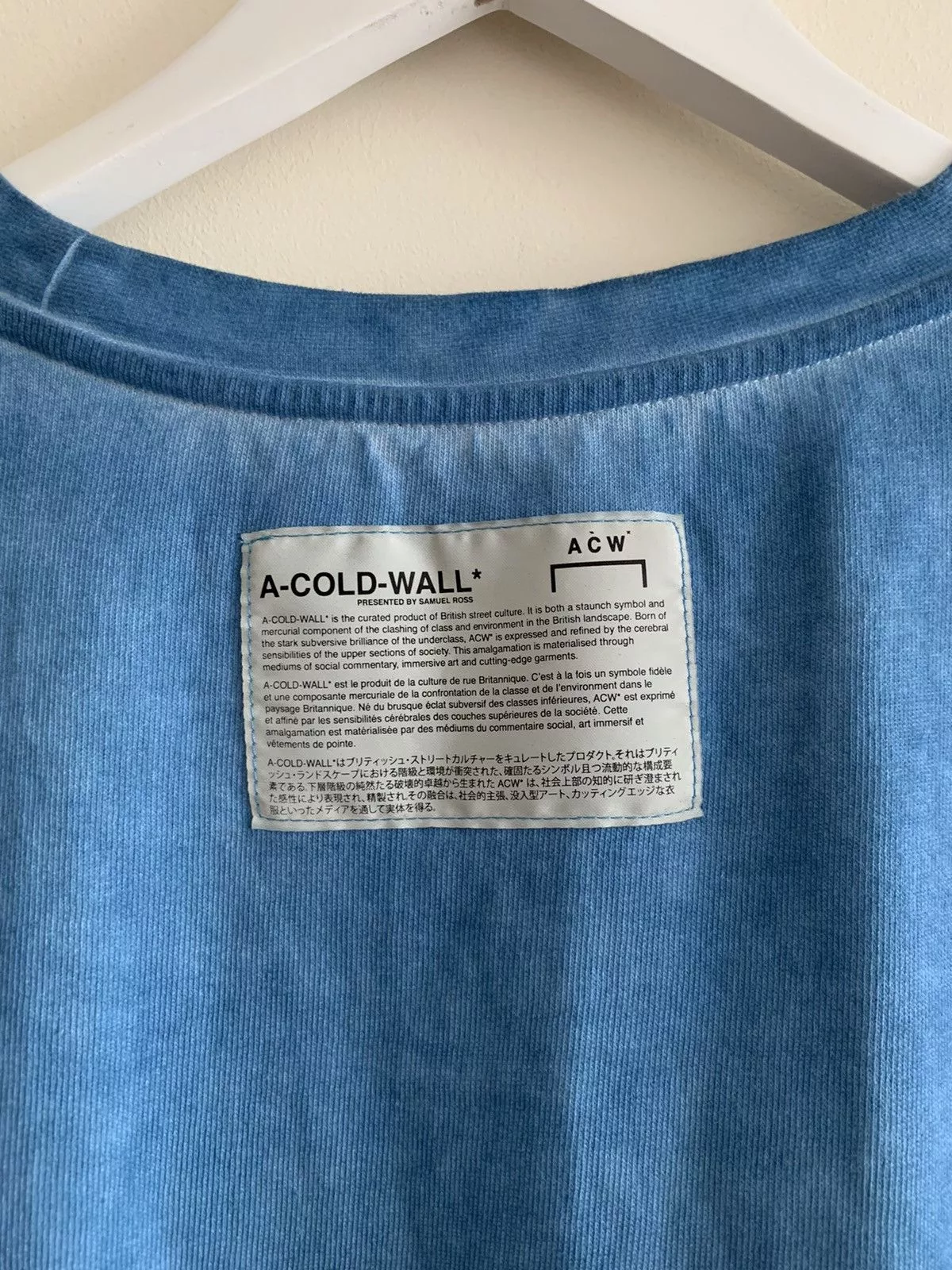 A-COLD-WALL* Short Sleeve T Shirts A-COLD-WALL* Blueprint Tee