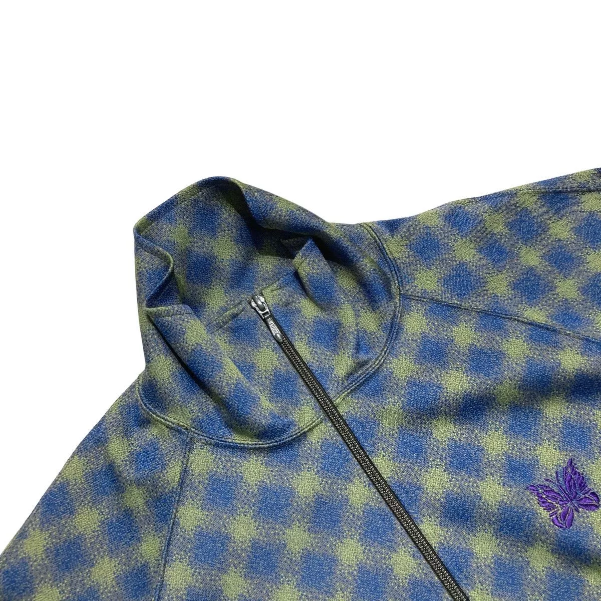Needles Light Jackets Needles Jacket Poly Jq All-over Pattern Track Green x Blue