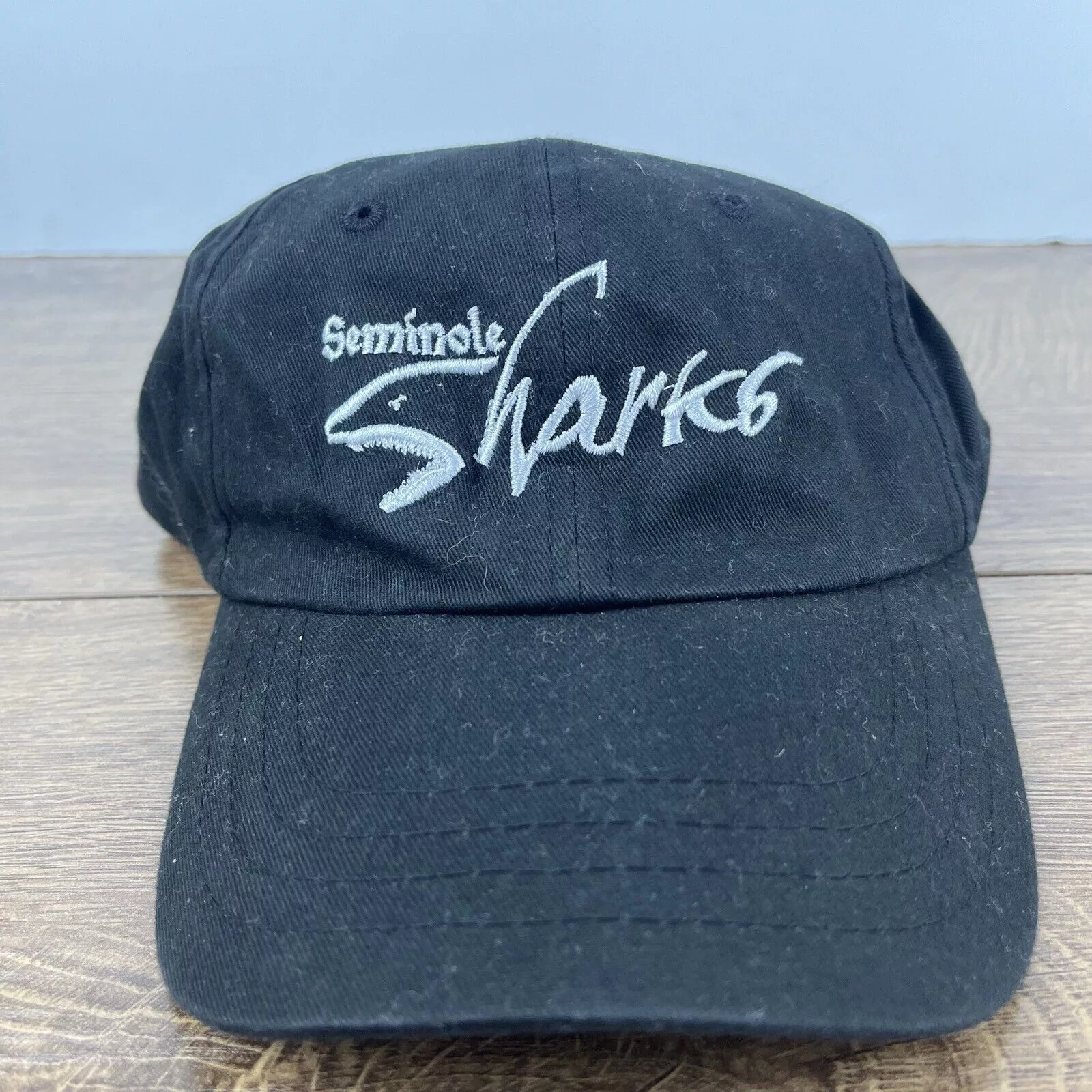 Other Hats Other Seminole Sharks Hat Seminole Black Adjustable Hat Black Adul