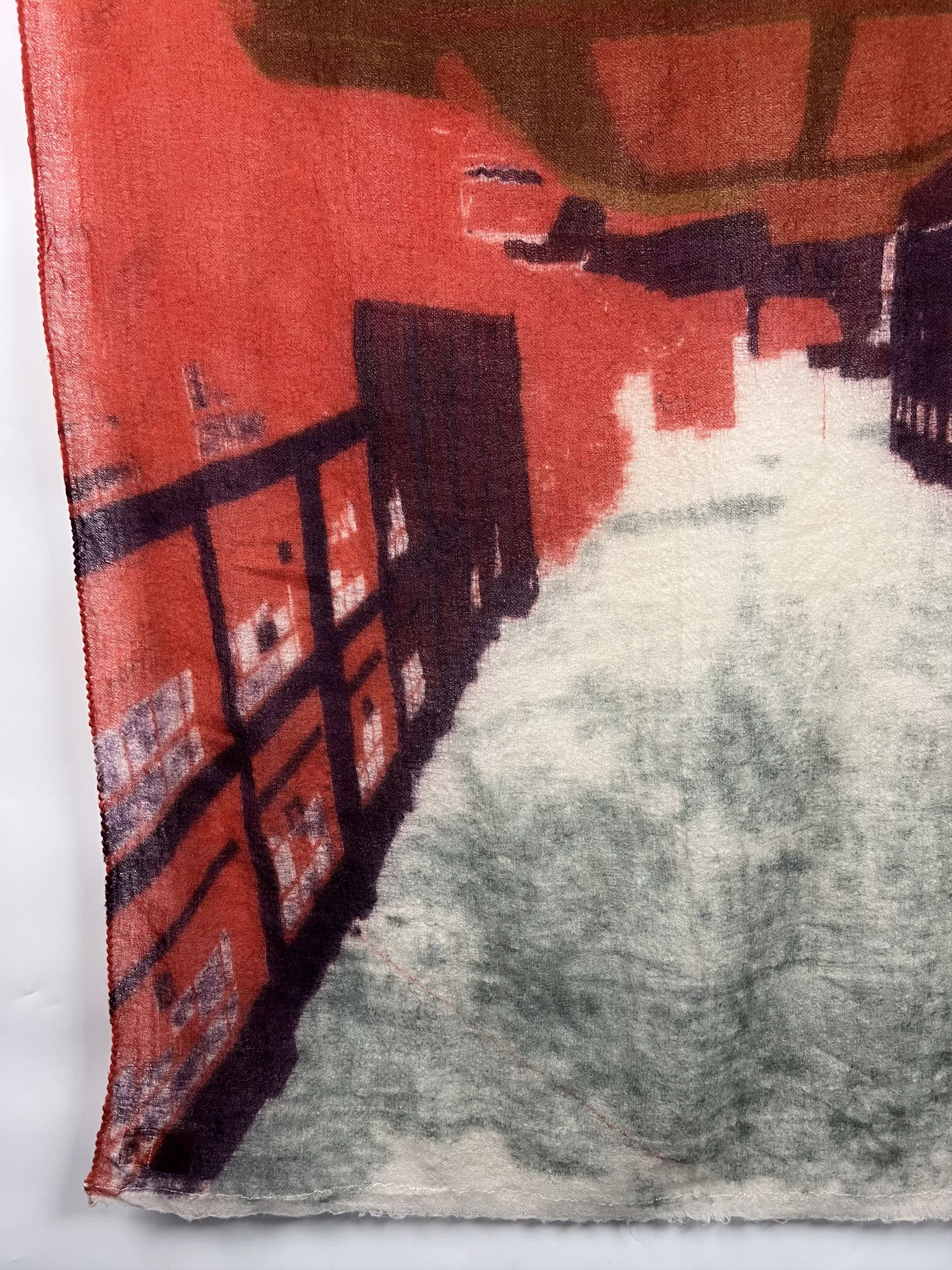 Becksondergaard Scarves Becksondergaard Beck Sondergaard Multicolor 100% Wool Scarf 190x90 Vintage