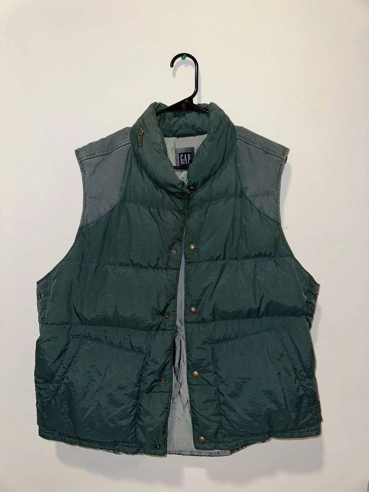 Gap Vests Gap Green Puffer Vest