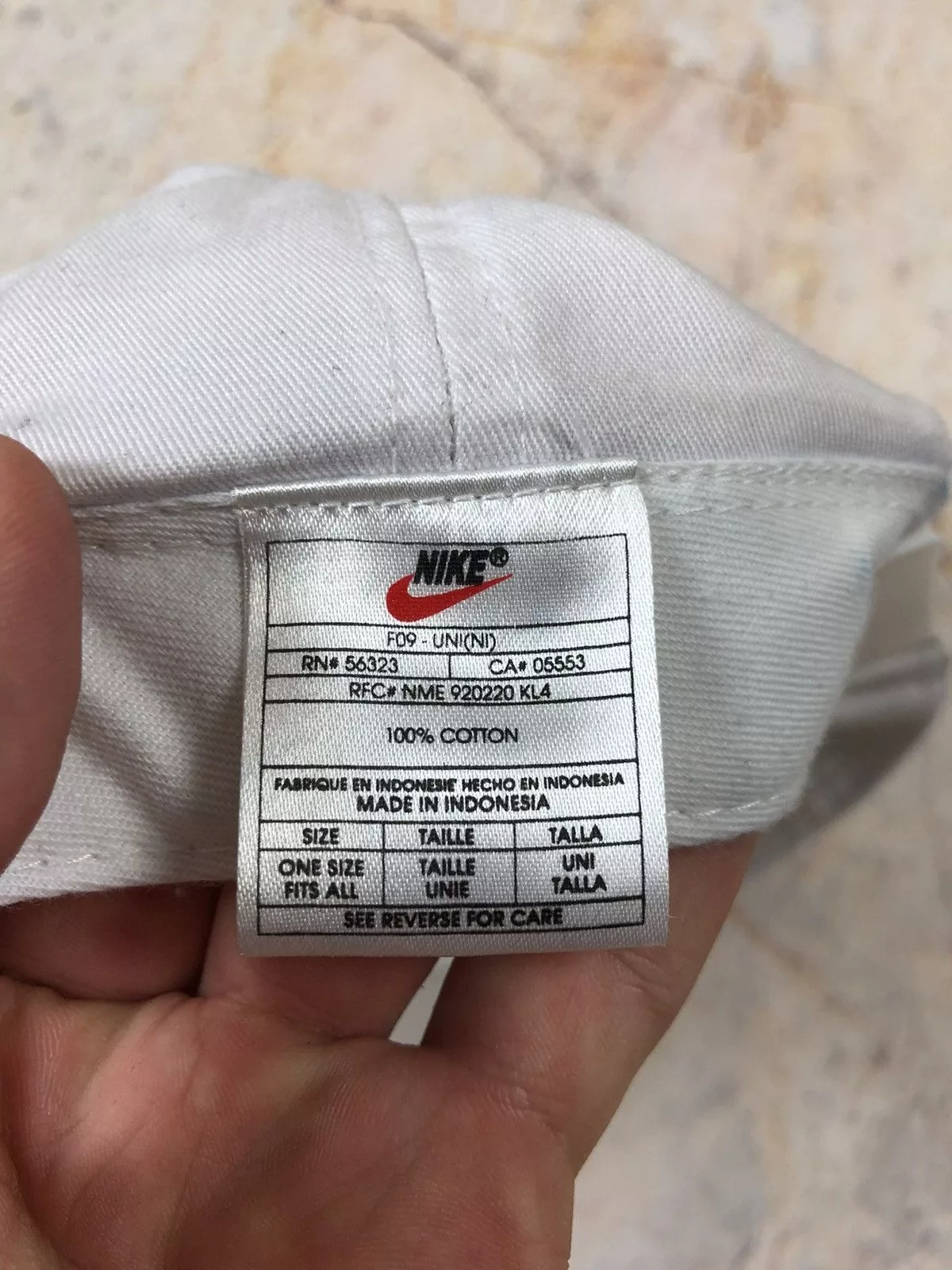 Nike Hats Nike × Vintage Nike vintage white hat cap
