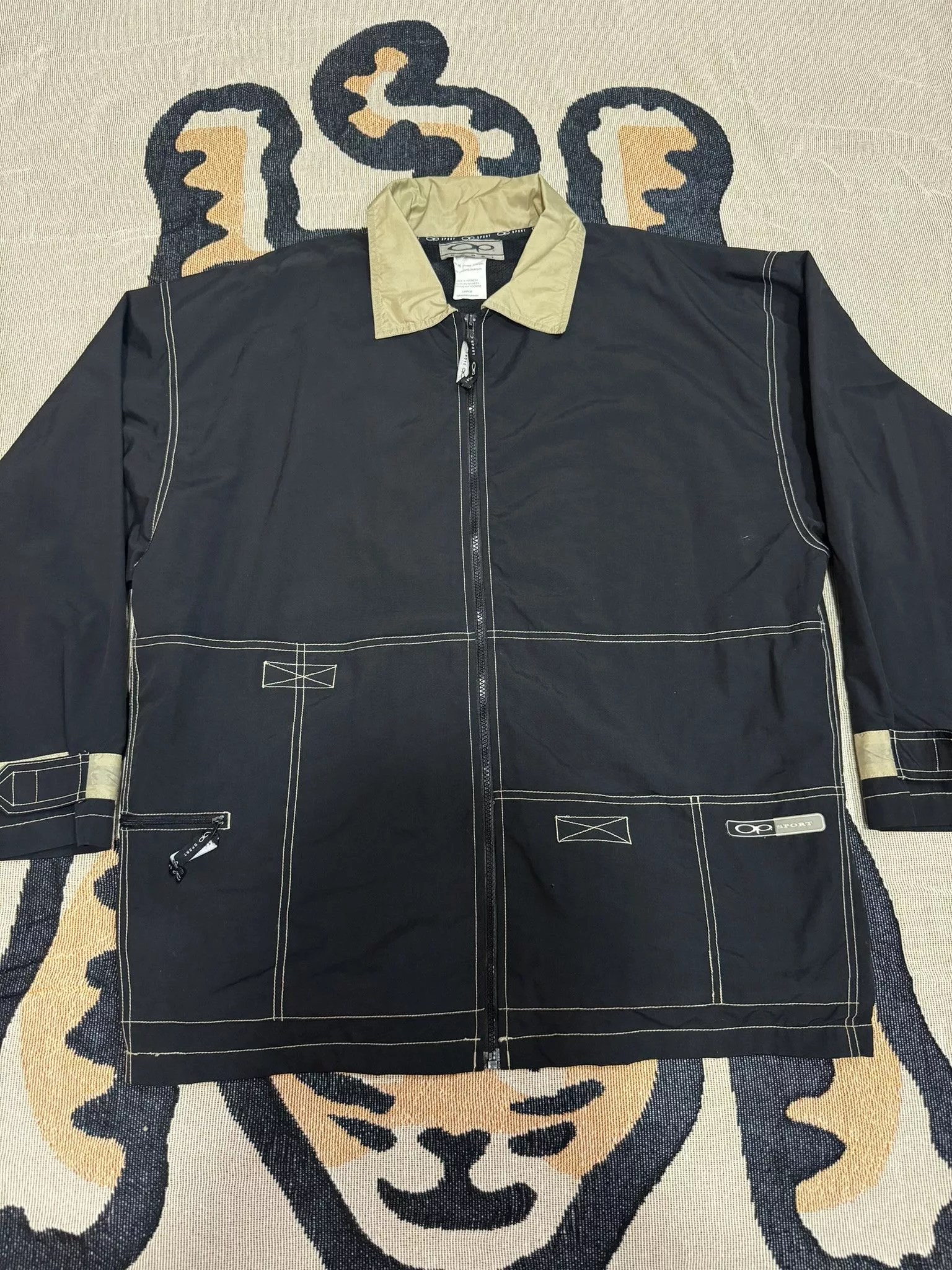 Ocean Pacific Light Jackets Vintage Ocean Pacific OP Sport Surfing Jacket Black