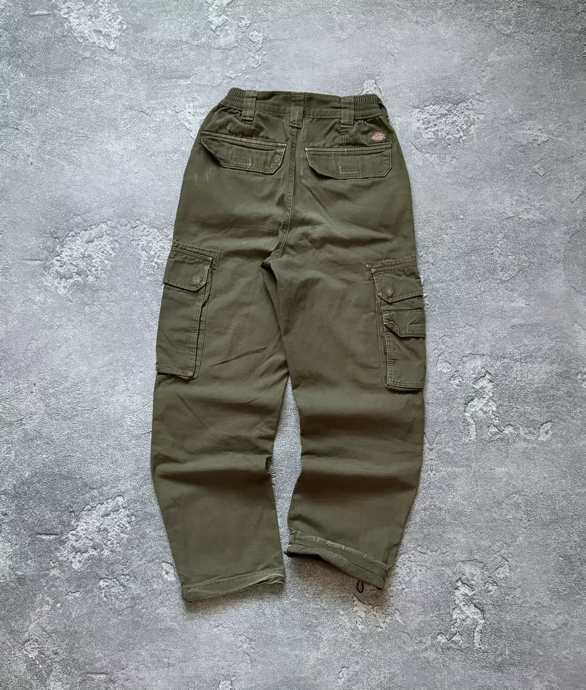 Dickies Pants Dickies × Vintage Dickies w24 cargo khaki Wmns pant joggers trouser chino Brown Streetwear