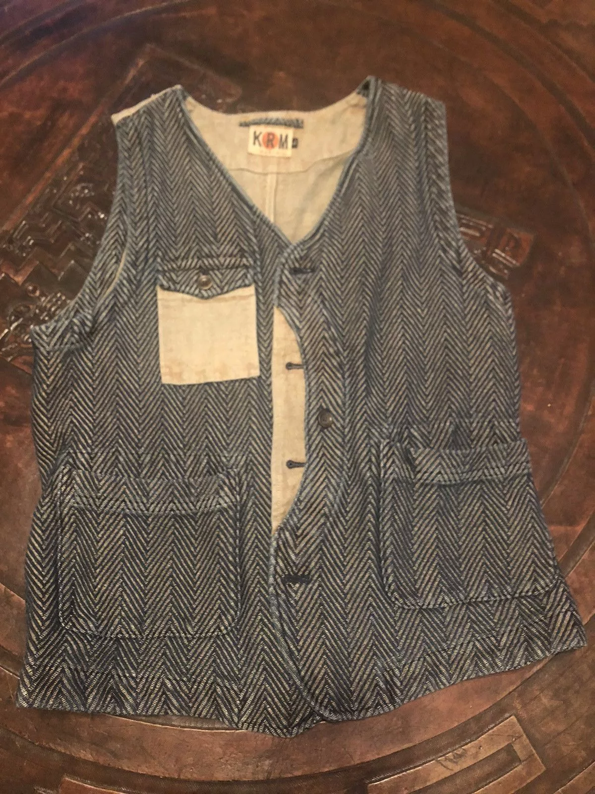 Other Vests Other KRM Kyoto Indigo Vest Blue