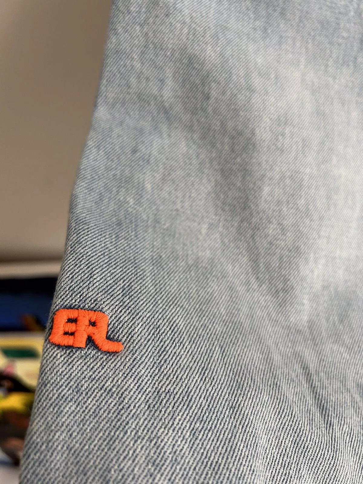 ERL Denim ERL Baggy distressed skate denim Blue